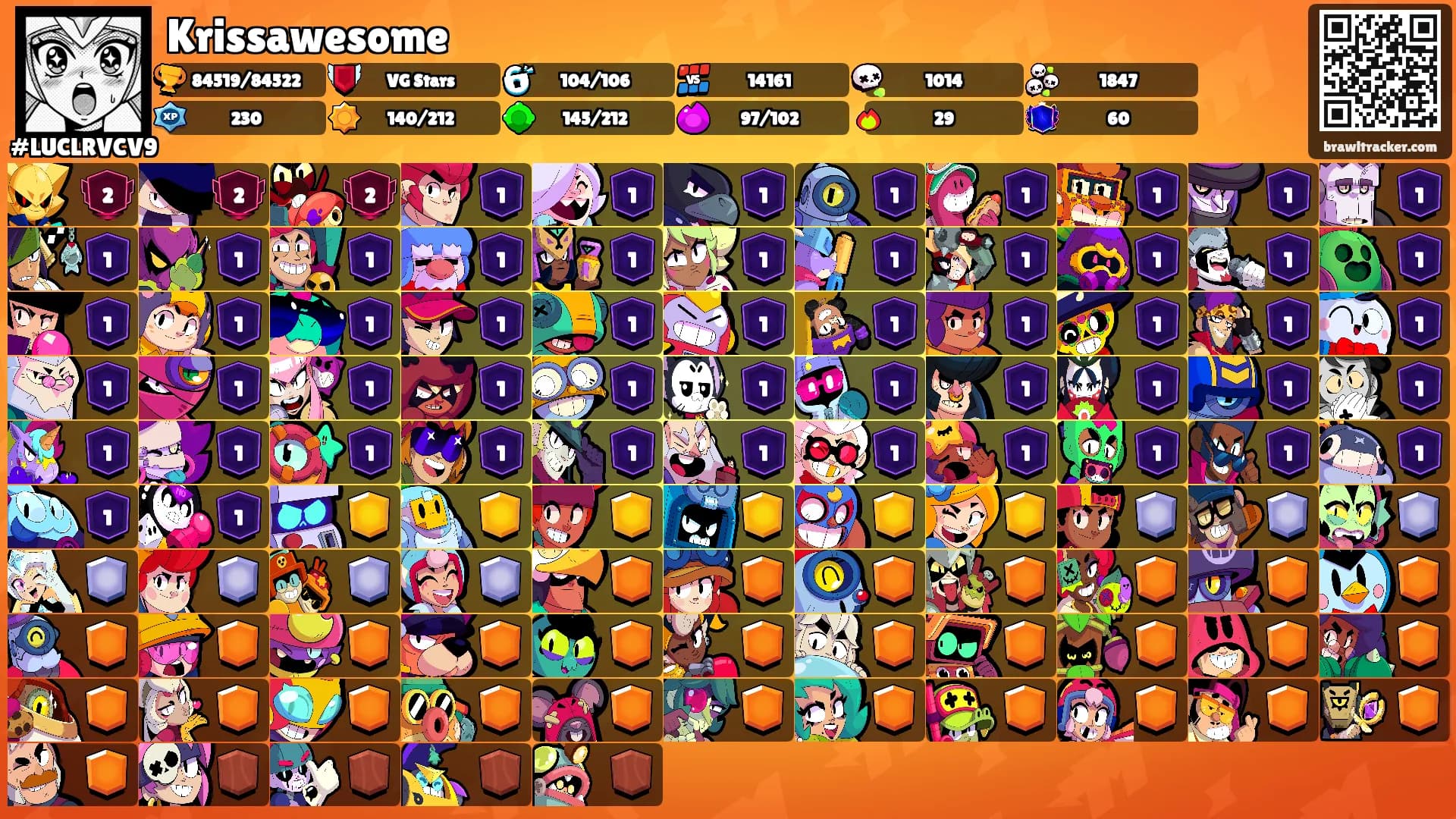 Krissawesome's Ranks
