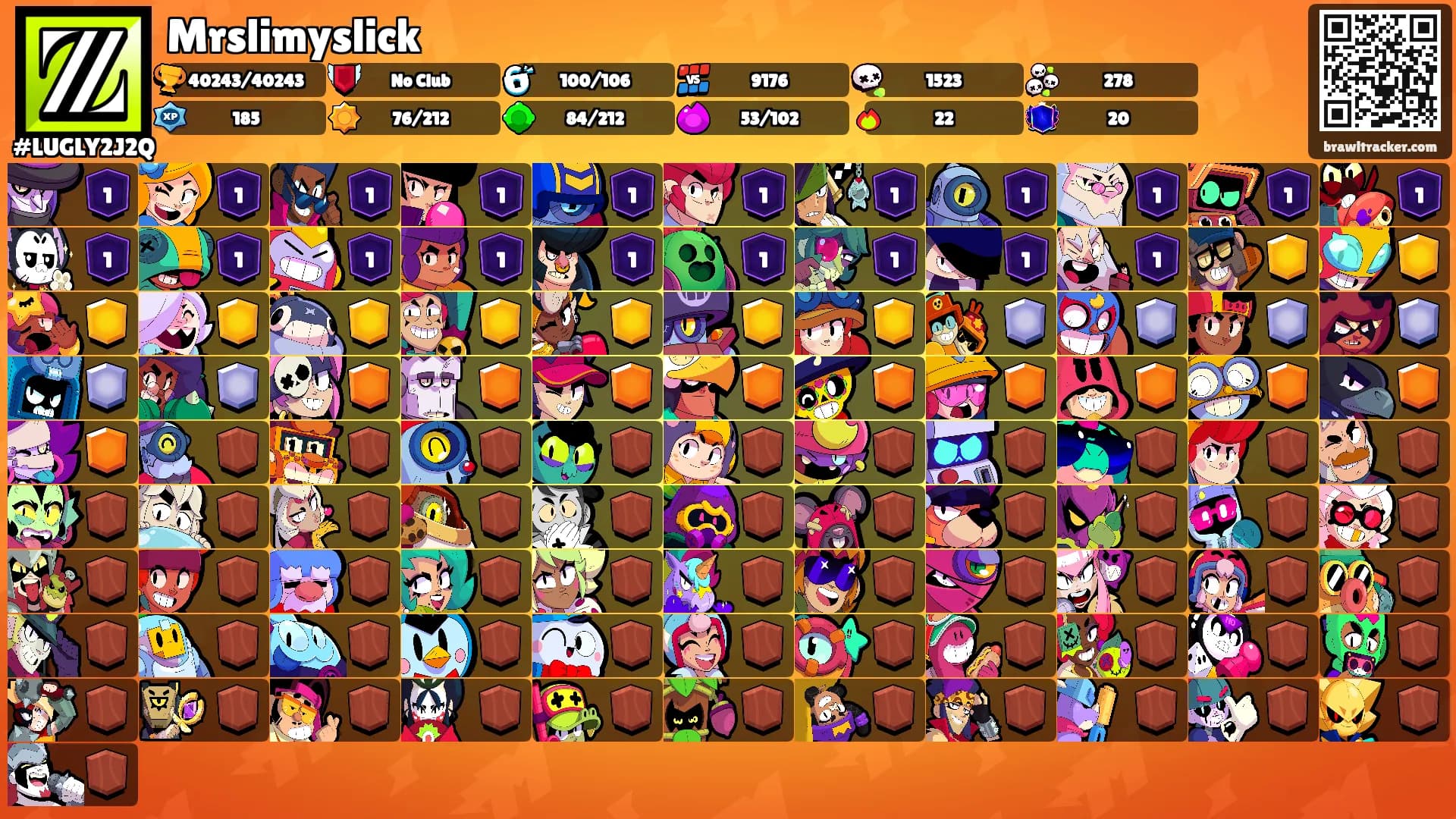 Mrslimyslick's Ranks