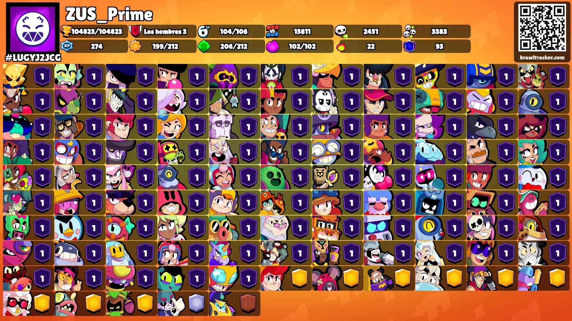 ZUS_Prime's Ranks