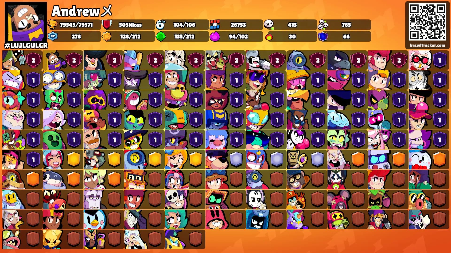 Andrewメ's Ranks