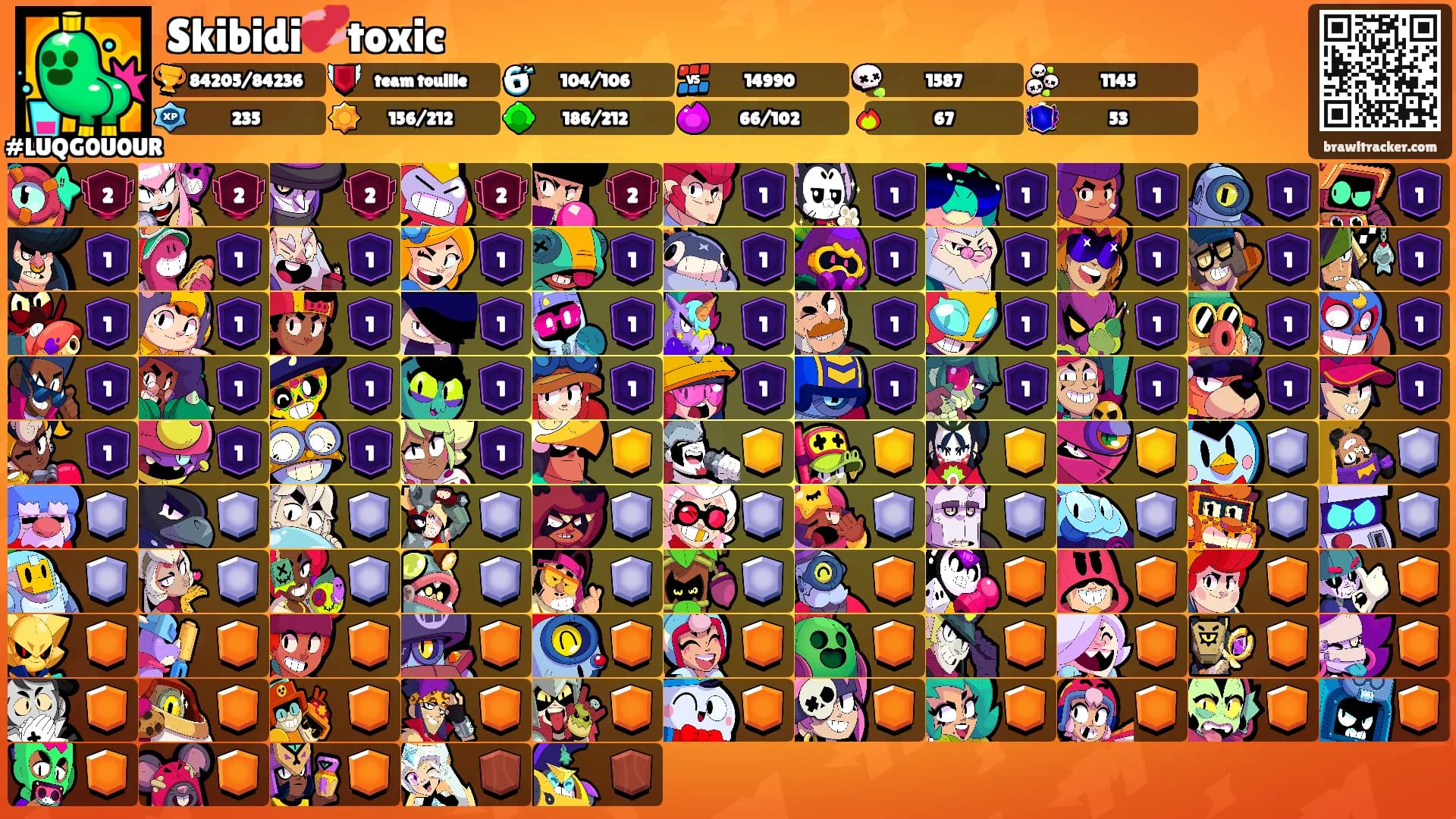 Skibidi💞toxic's Ranks