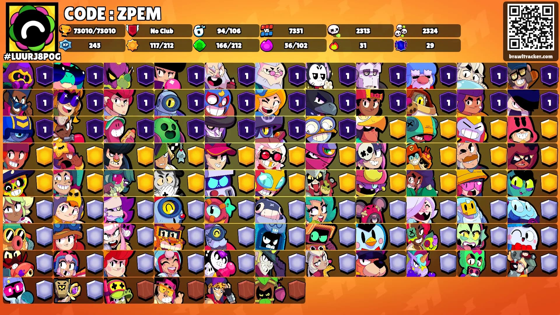 CODE : ZPEM's Ranks