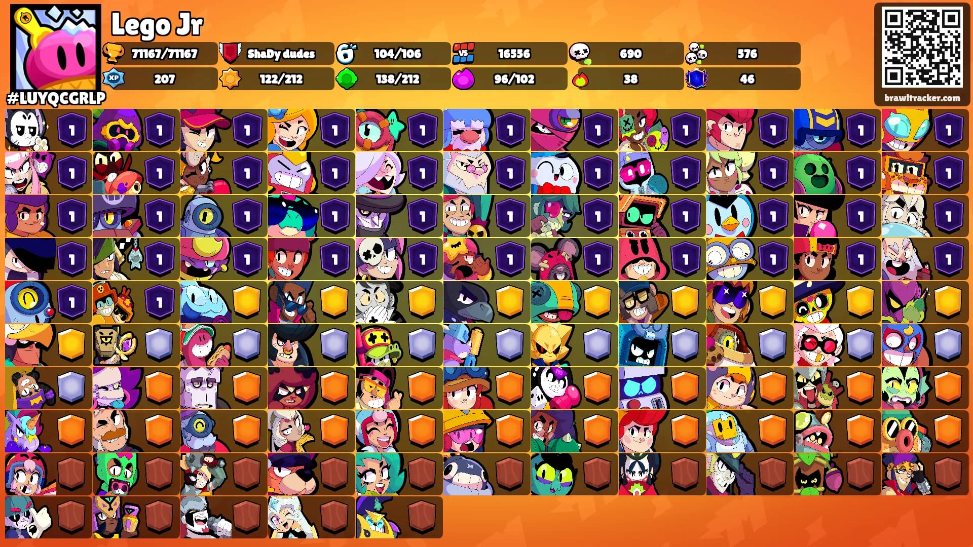 Lego Jr's Ranks