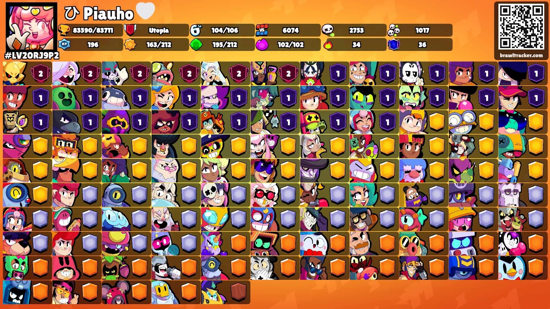 ひ Piauho 🤍's Ranks