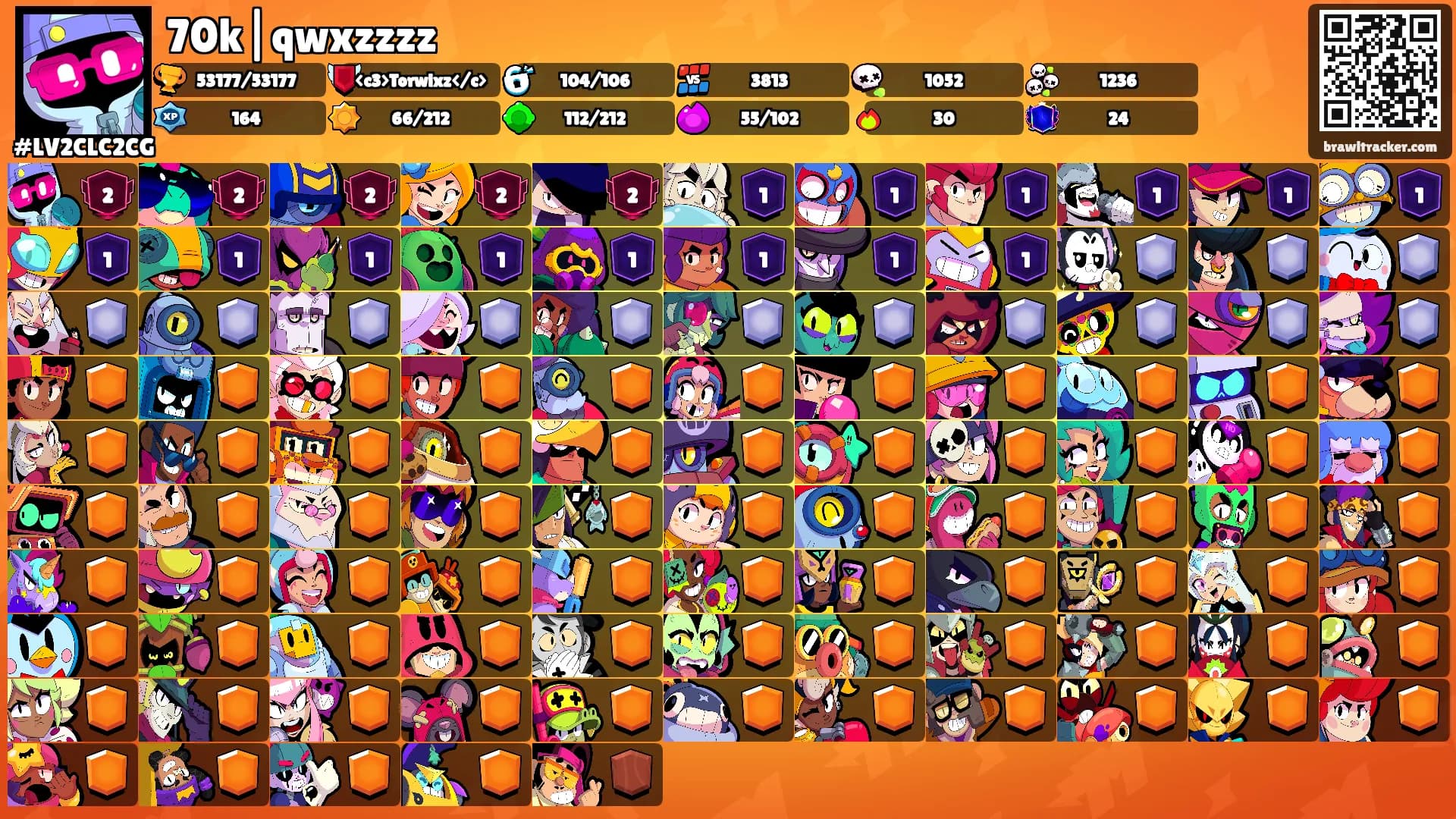 70k|qwxzzzz's Ranks