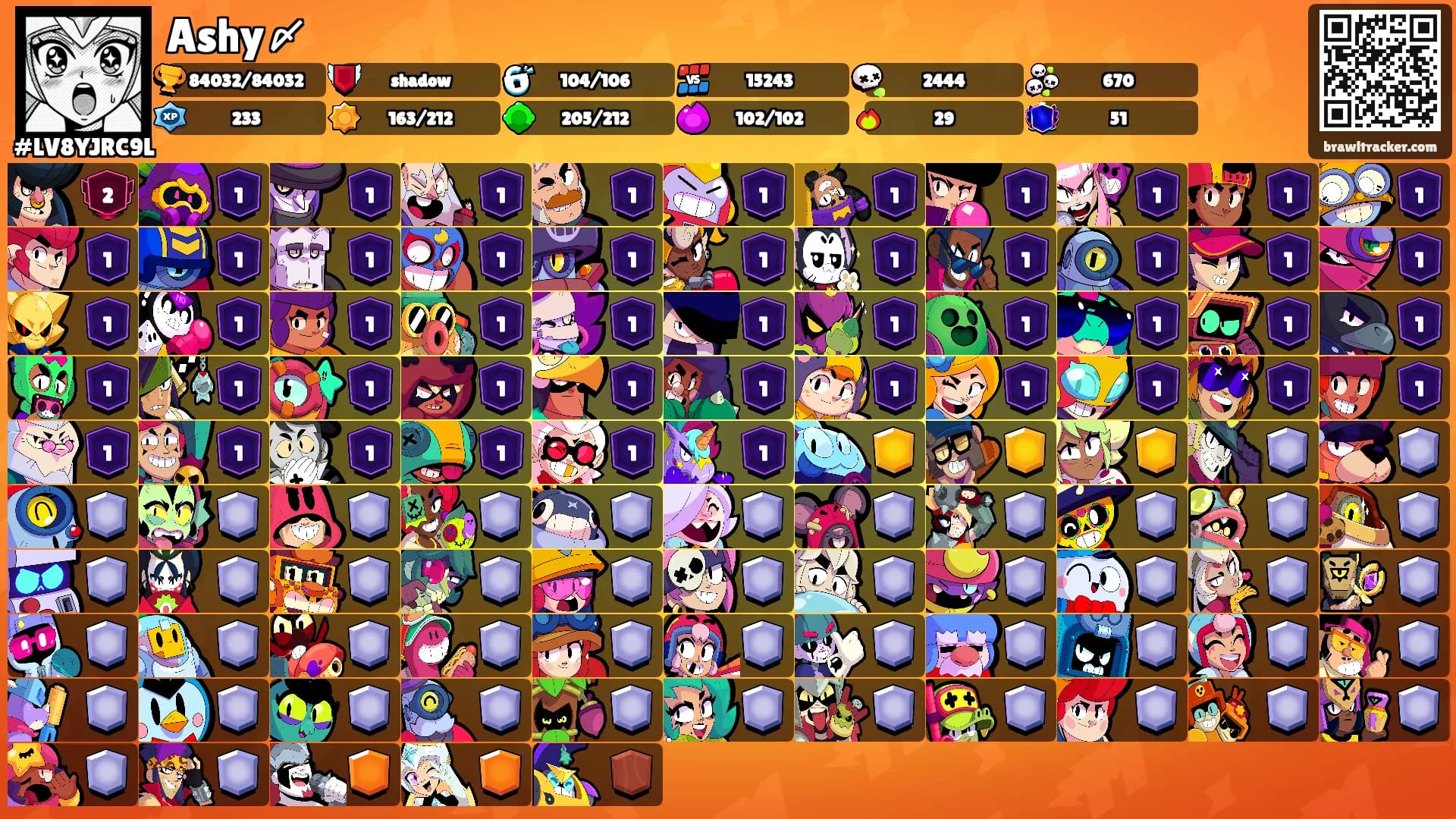 Ashy〆's Ranks