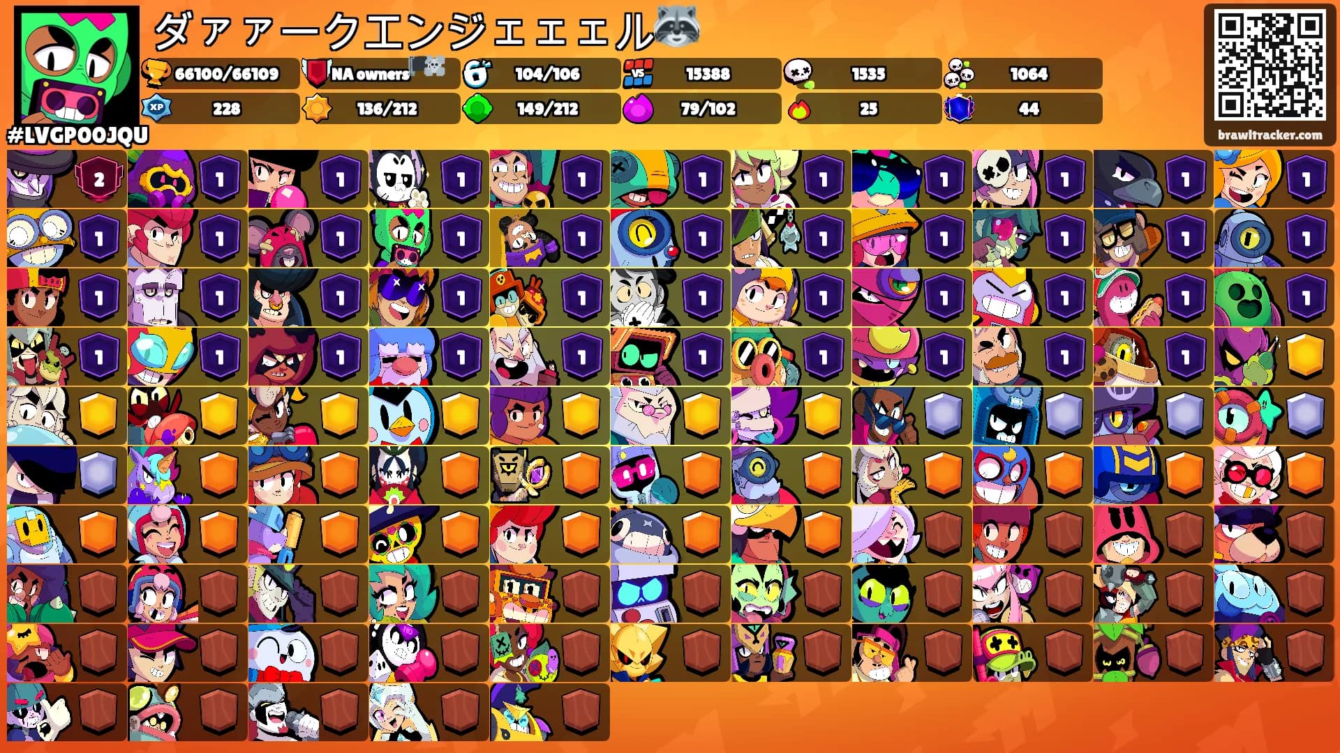ダァァークエンジェェェル🦝's Ranks