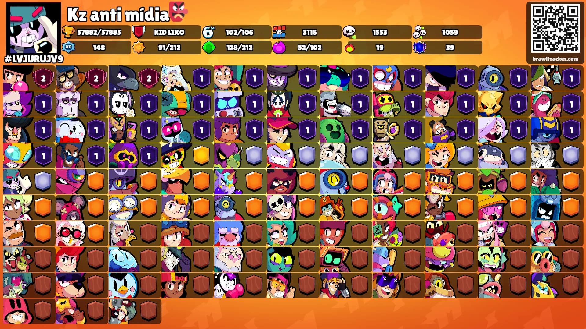 Kz anti mídia👺's Ranks