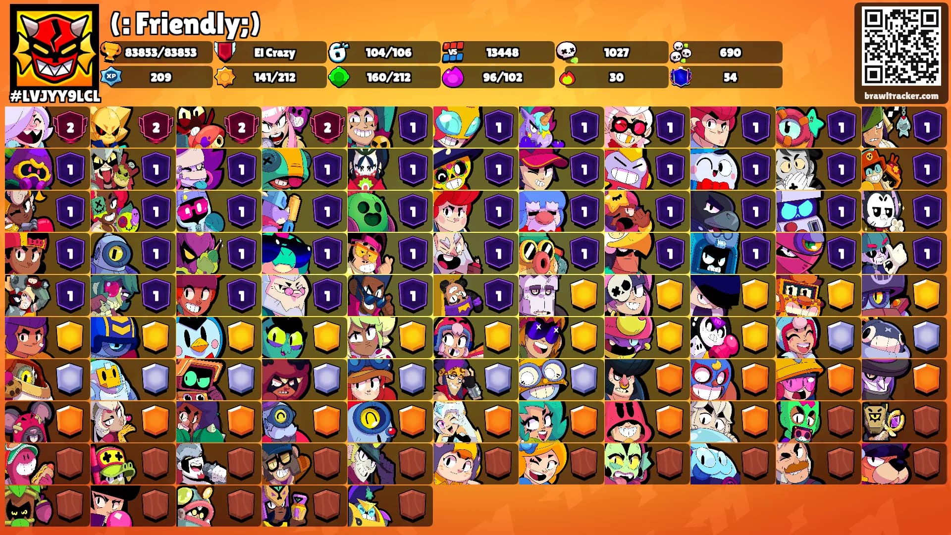 (: Friendly;)'s Ranks