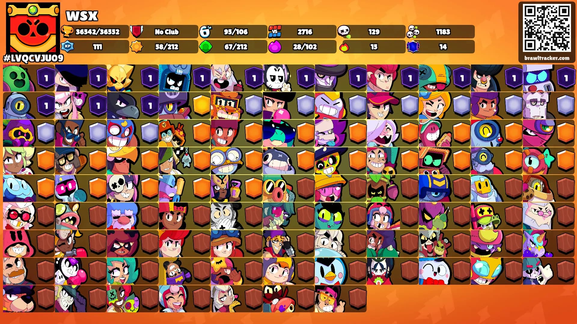 wsx's Ranks