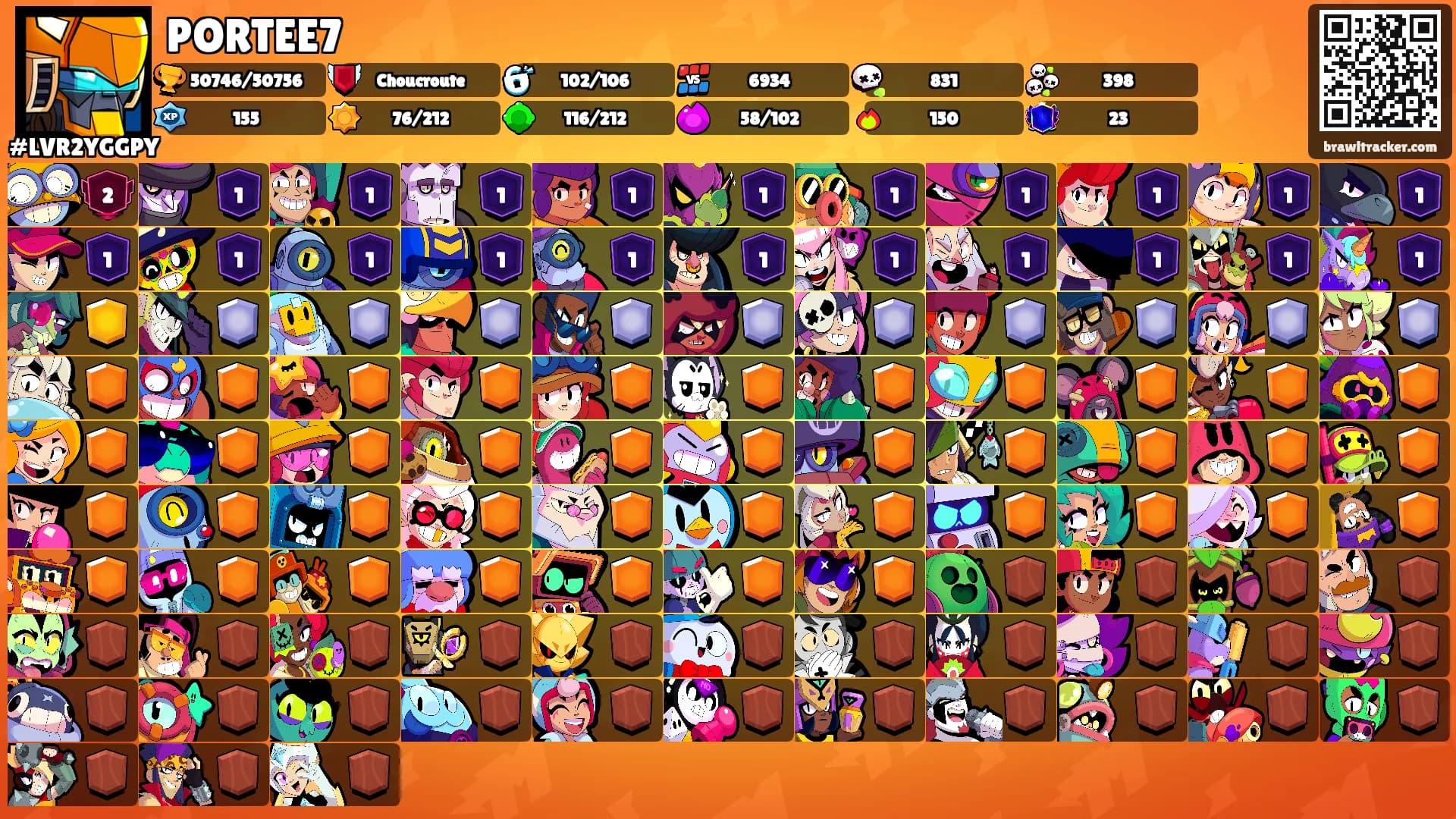 PORTEE7's Ranks
