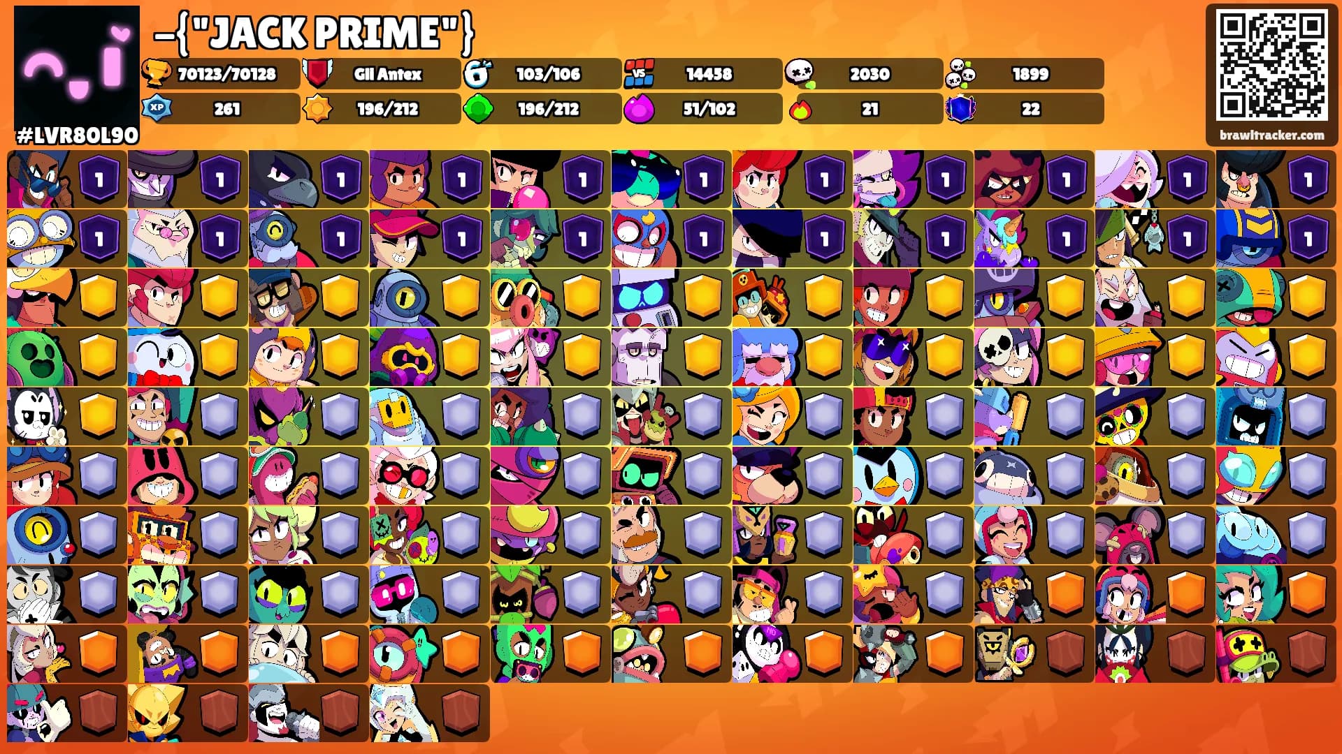 -{"JACK PRIME"}'s Ranks