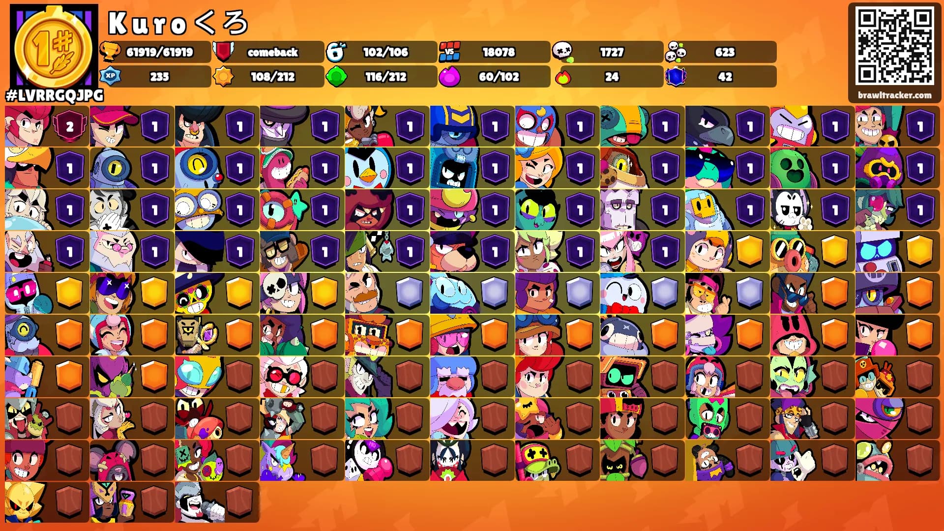 K u r o くろ's Ranks