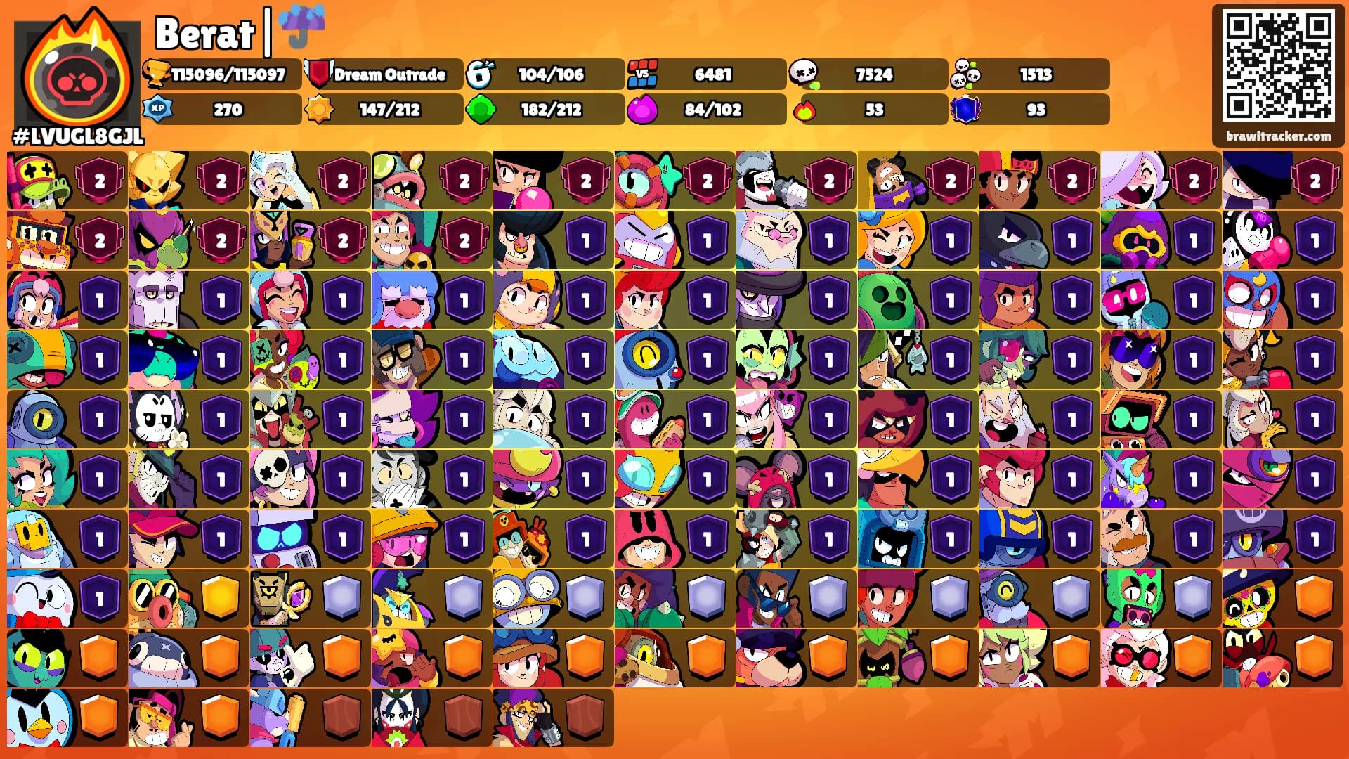 Berat|☔'s Ranks