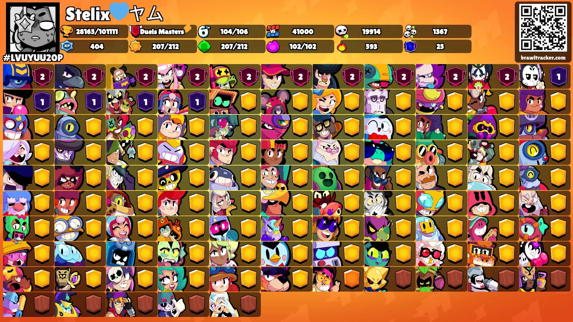 Stelix💙ヤム's Ranks