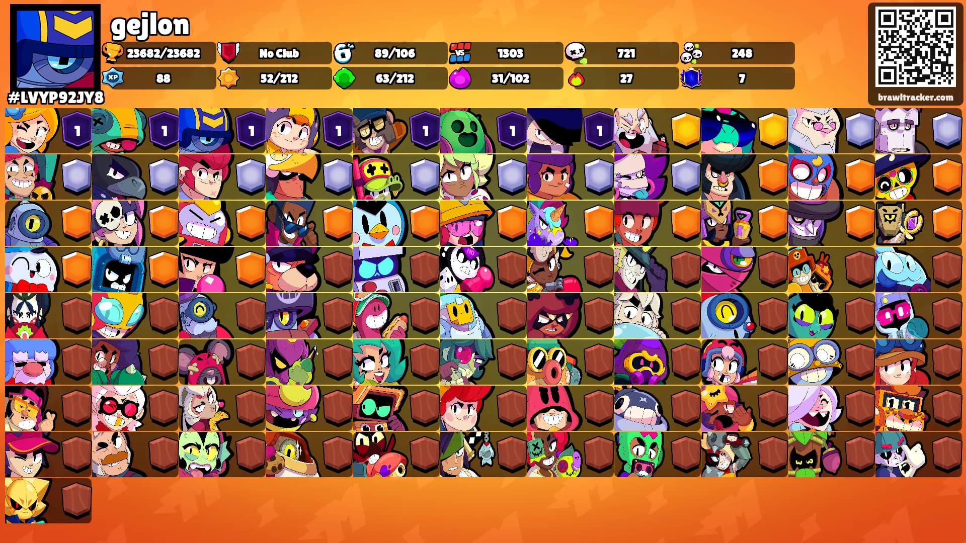 gejlon's Ranks