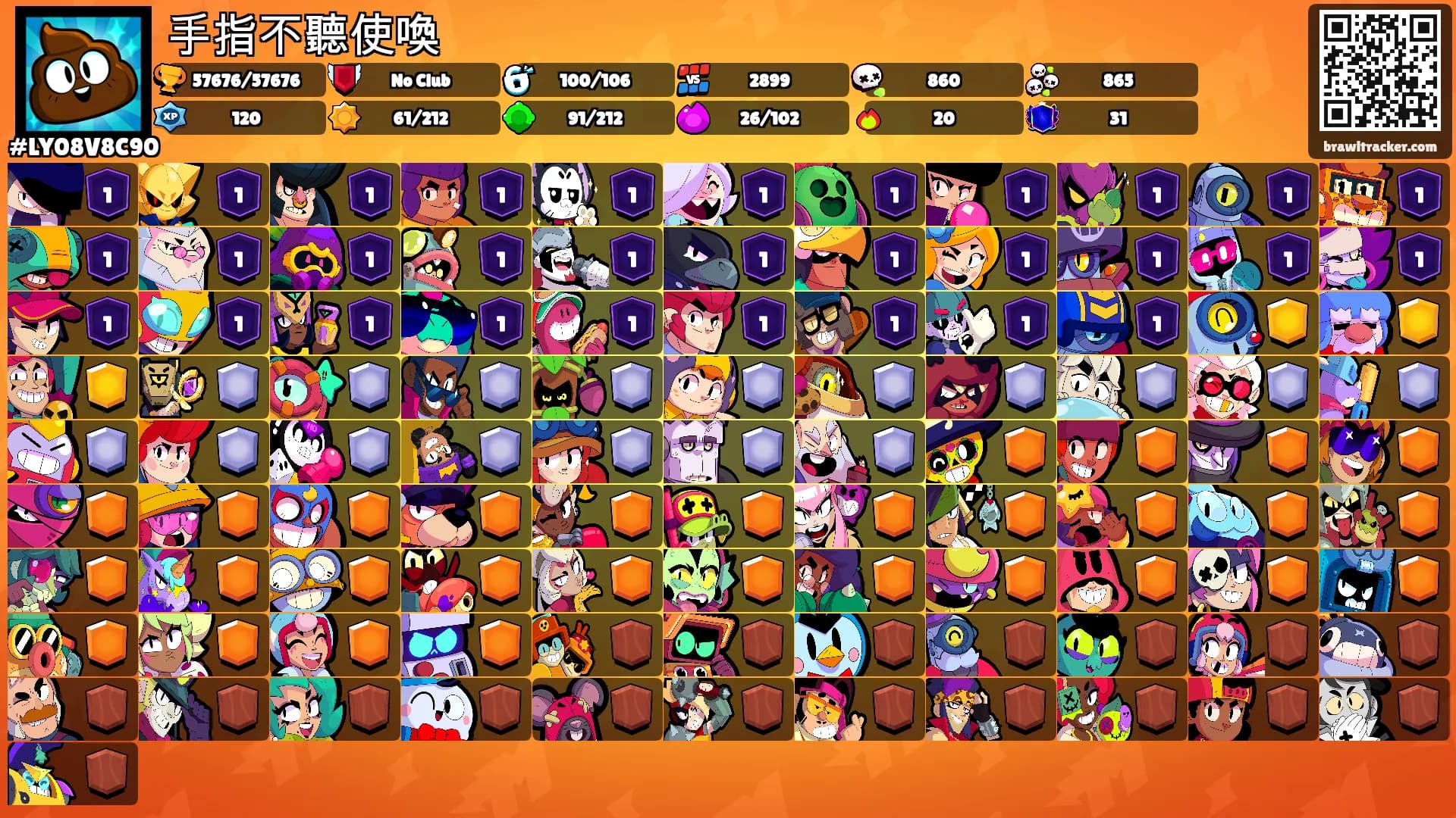 手指不聽使喚's Ranks