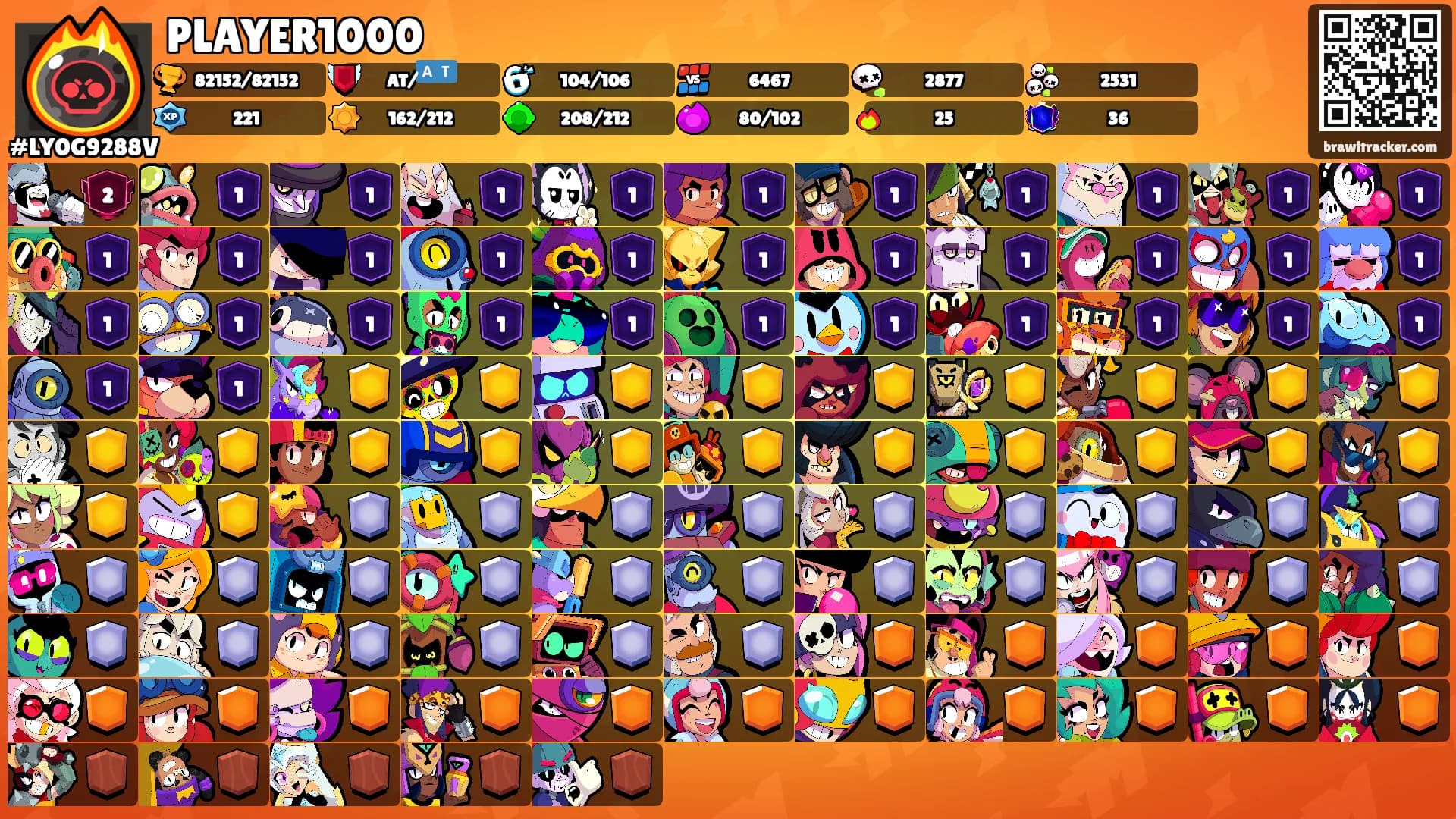 PLAYER1000's Ranks