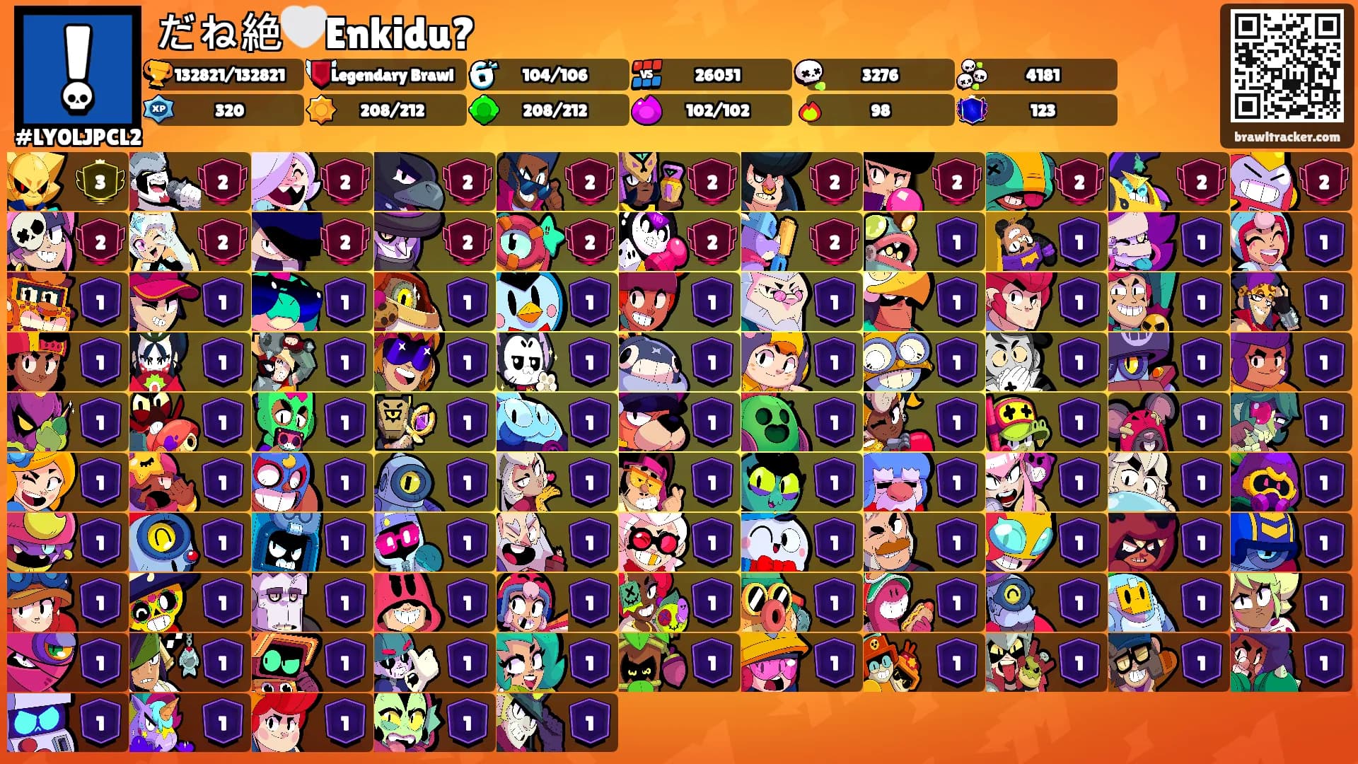 だね絶🤍Enkidu?'s Ranks