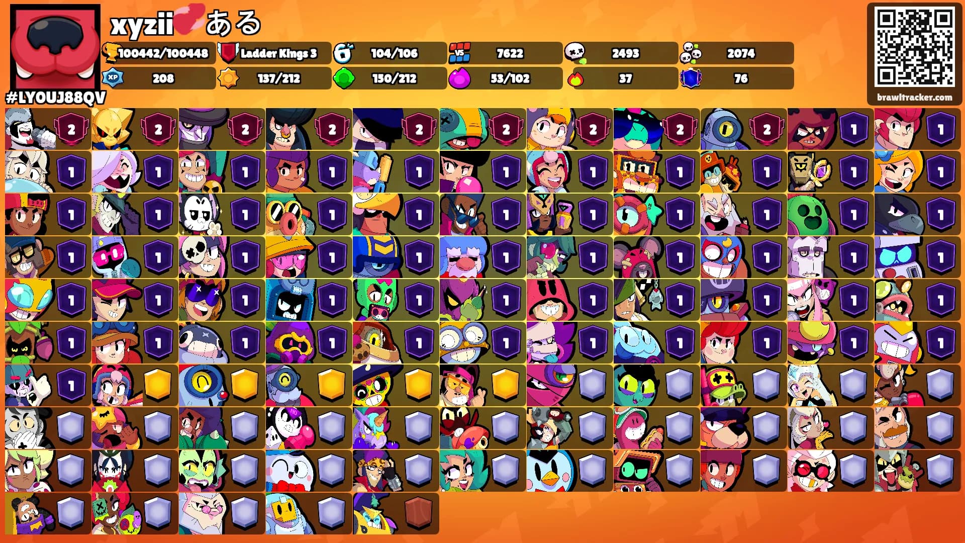 xyzii💞ある's Ranks