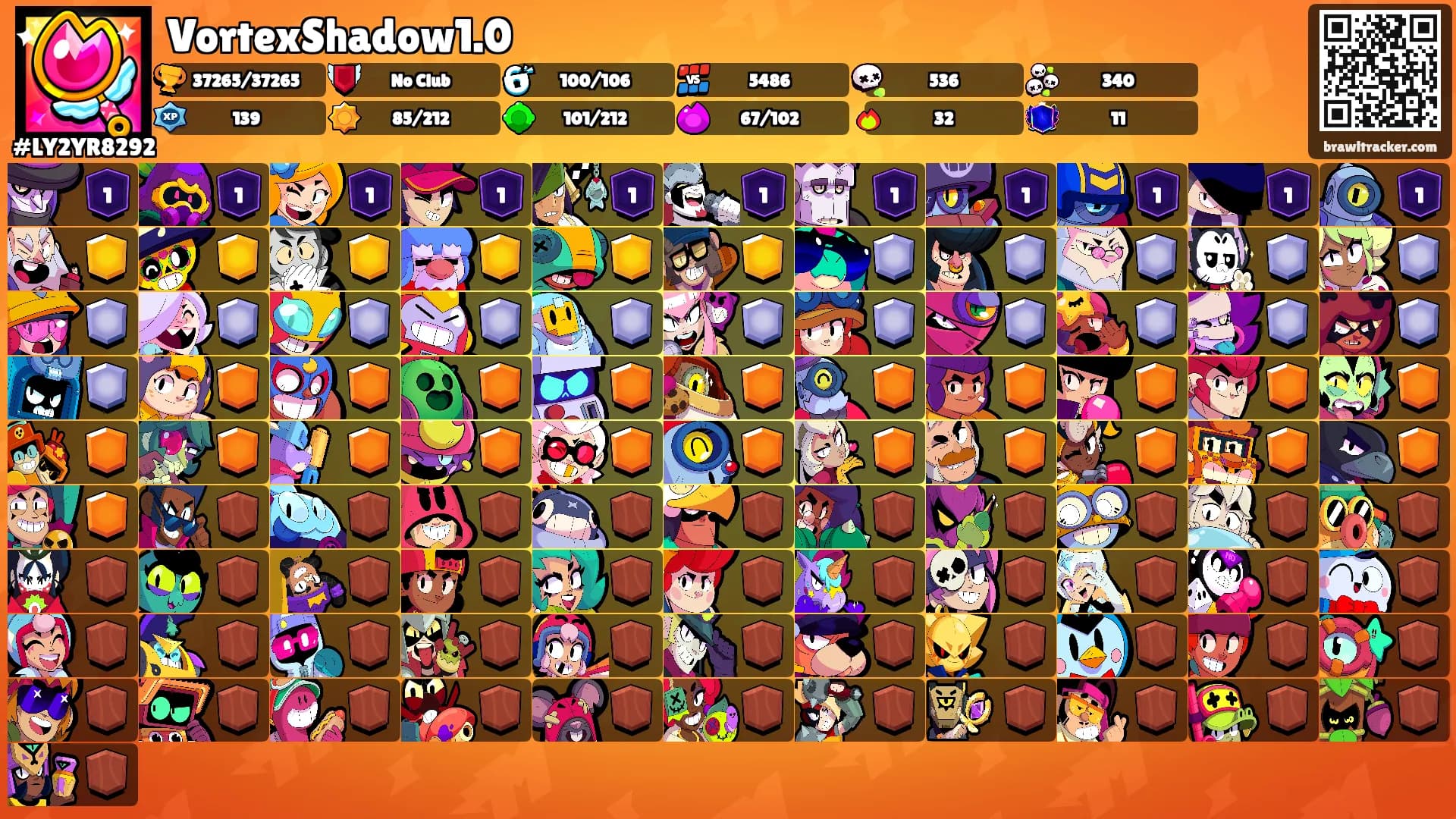 VortexShadow1.0's Ranks