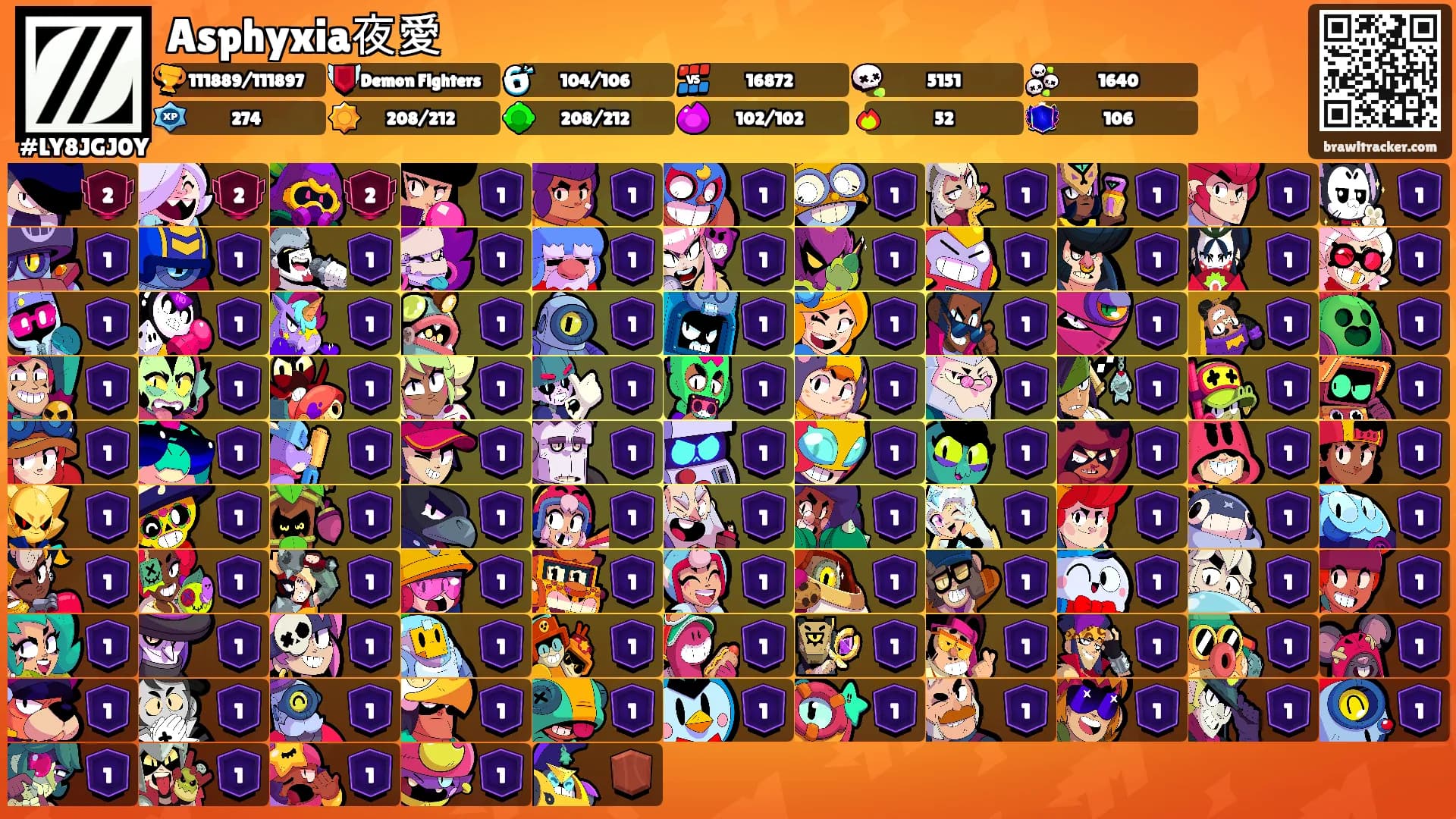 Asphyxia夜愛's Ranks