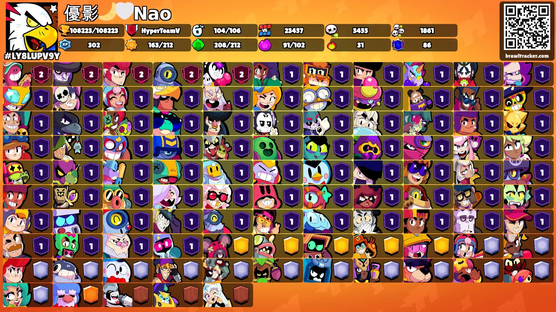 優影🌙🤍𝗡𝗮𝗼's Ranks