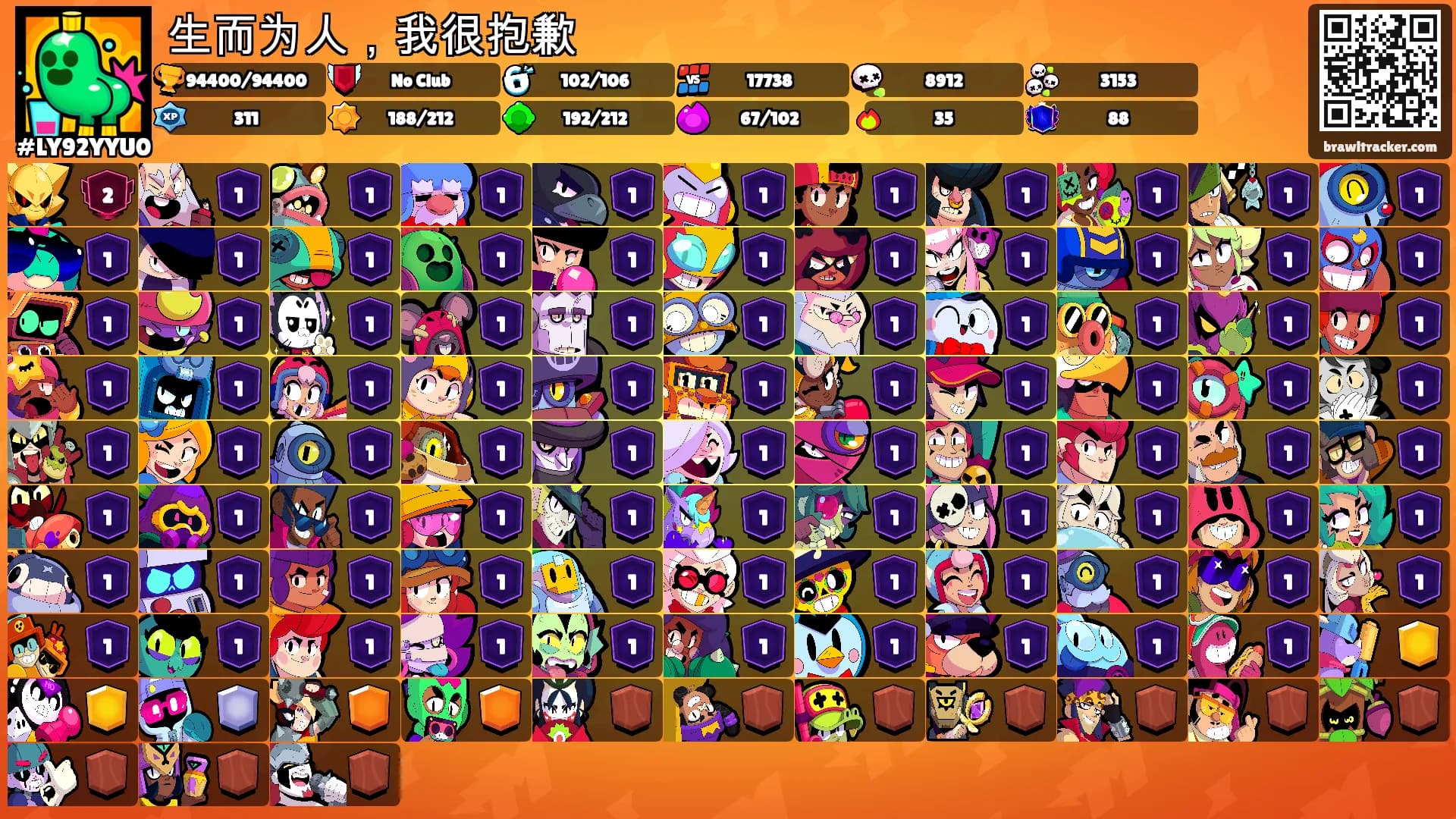 生而为人，我很抱歉's Ranks
