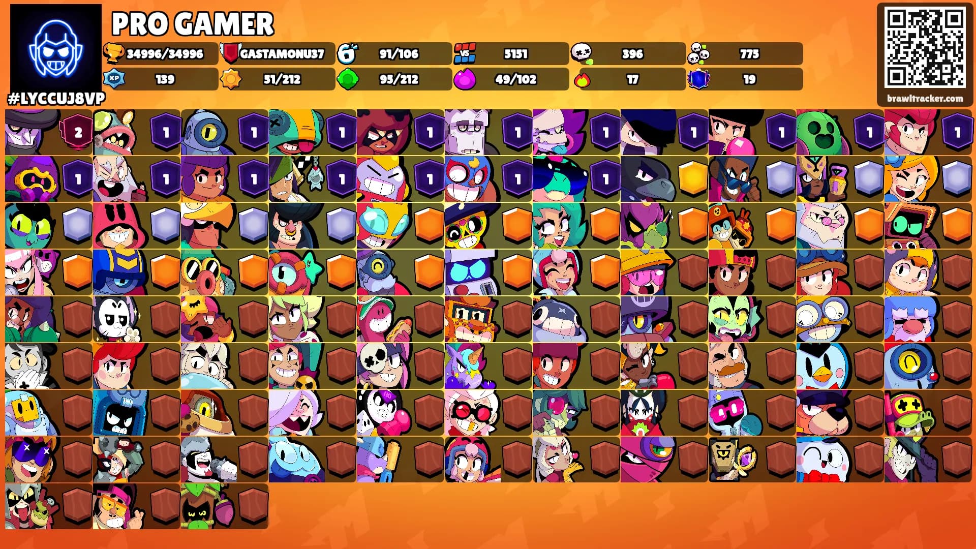 PRO GAMER's Ranks