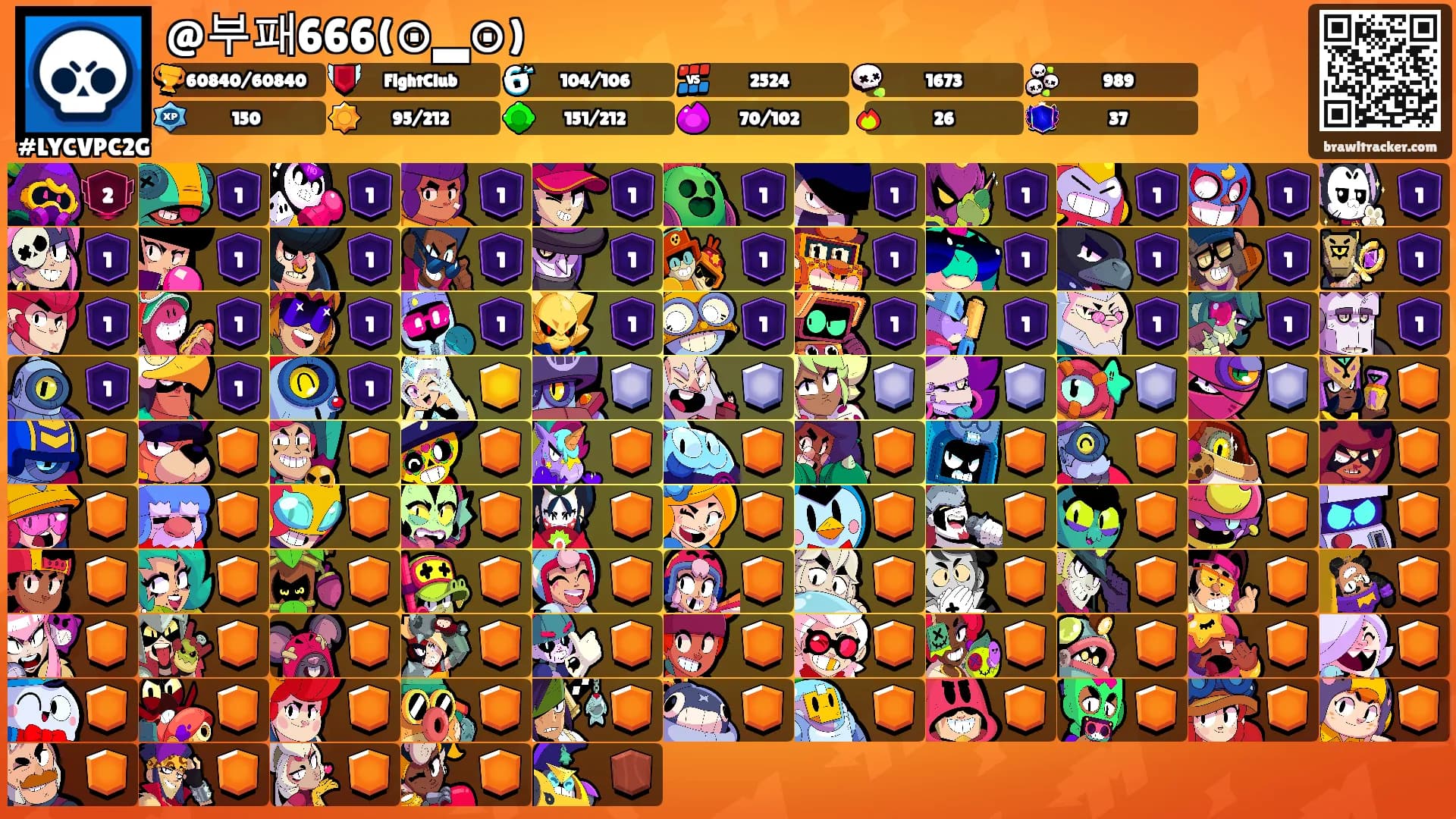 @부패666(⊙▂⊙)'s Ranks