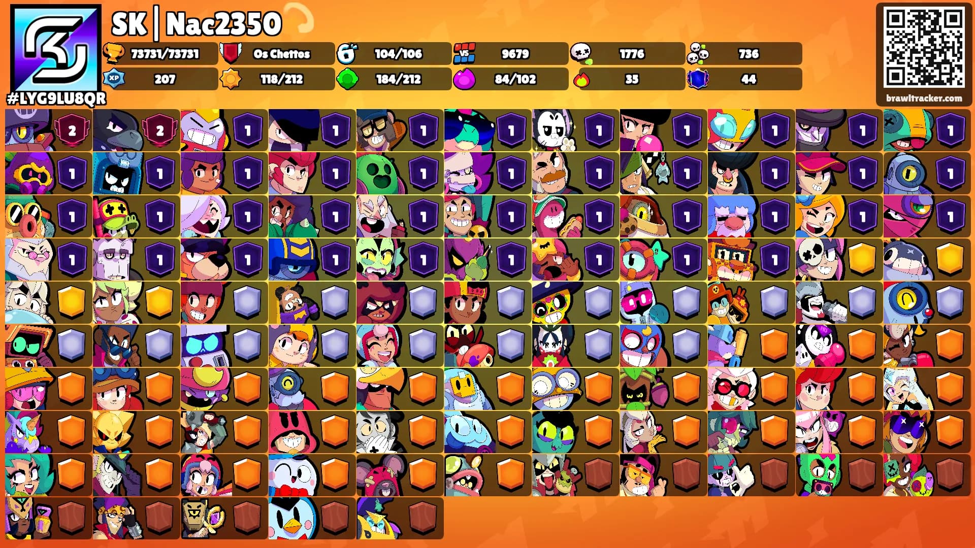 SK|Nac2350💫's Ranks