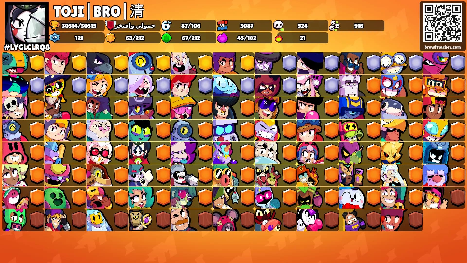 TOJI|BRO|清's Ranks