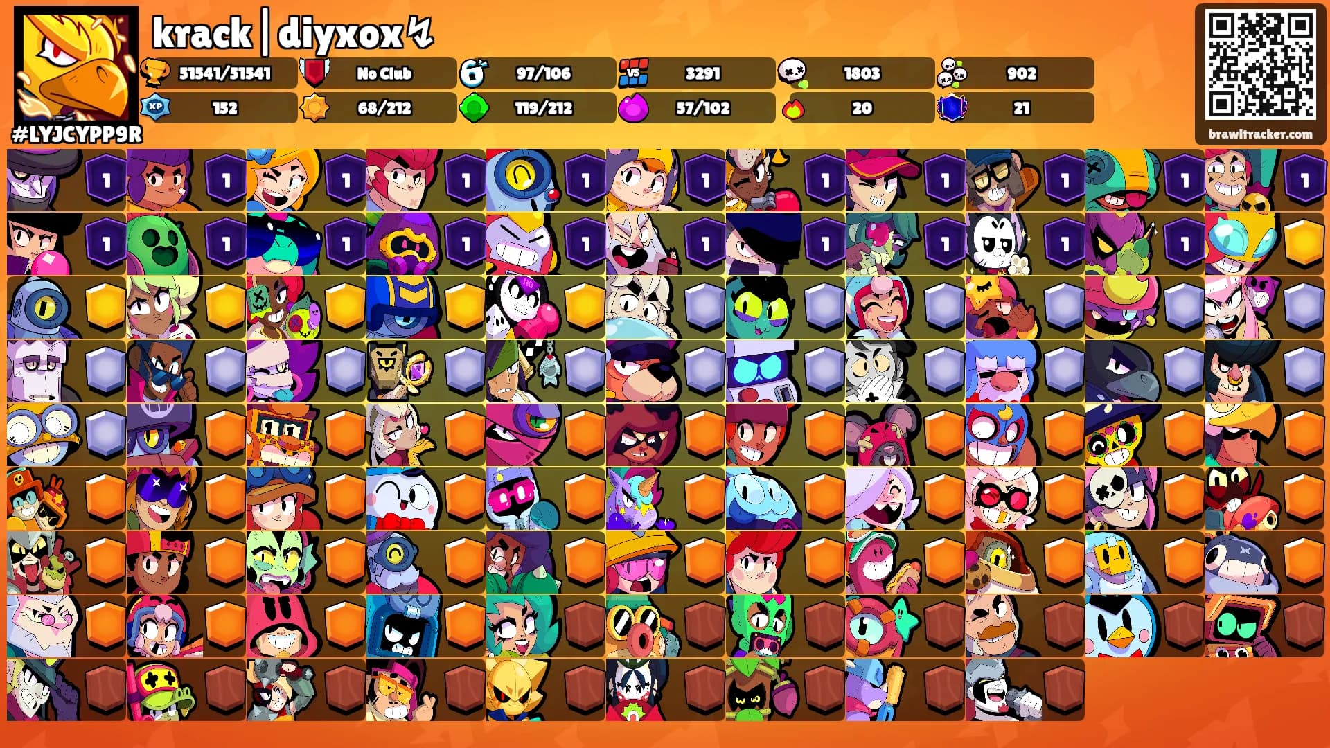 krack|diyxox↯'s Ranks