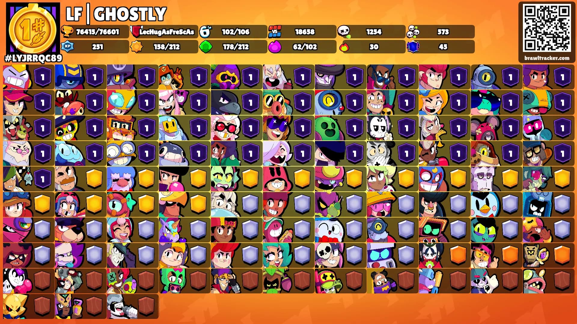 LF|GHOSTLY's Ranks