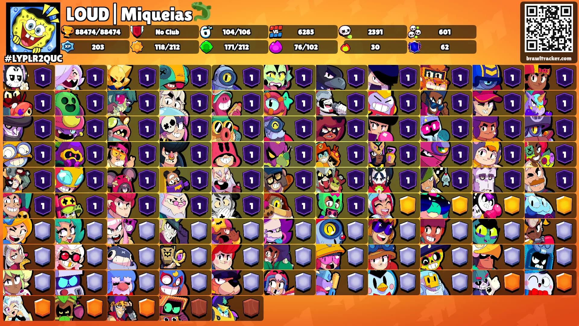 LOUD|Miqueias🦎's Ranks