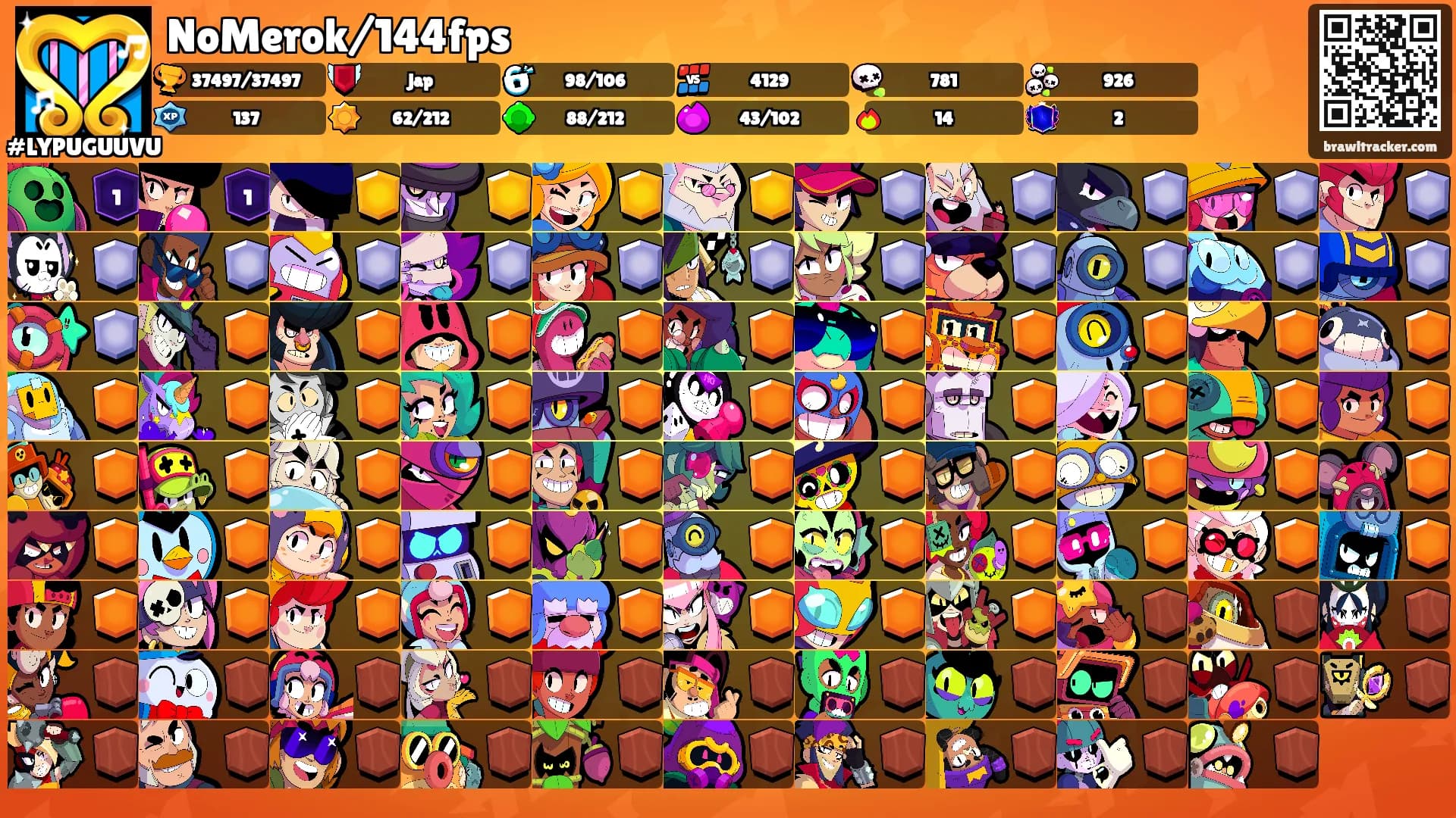 NoMerok/144fps's Ranks