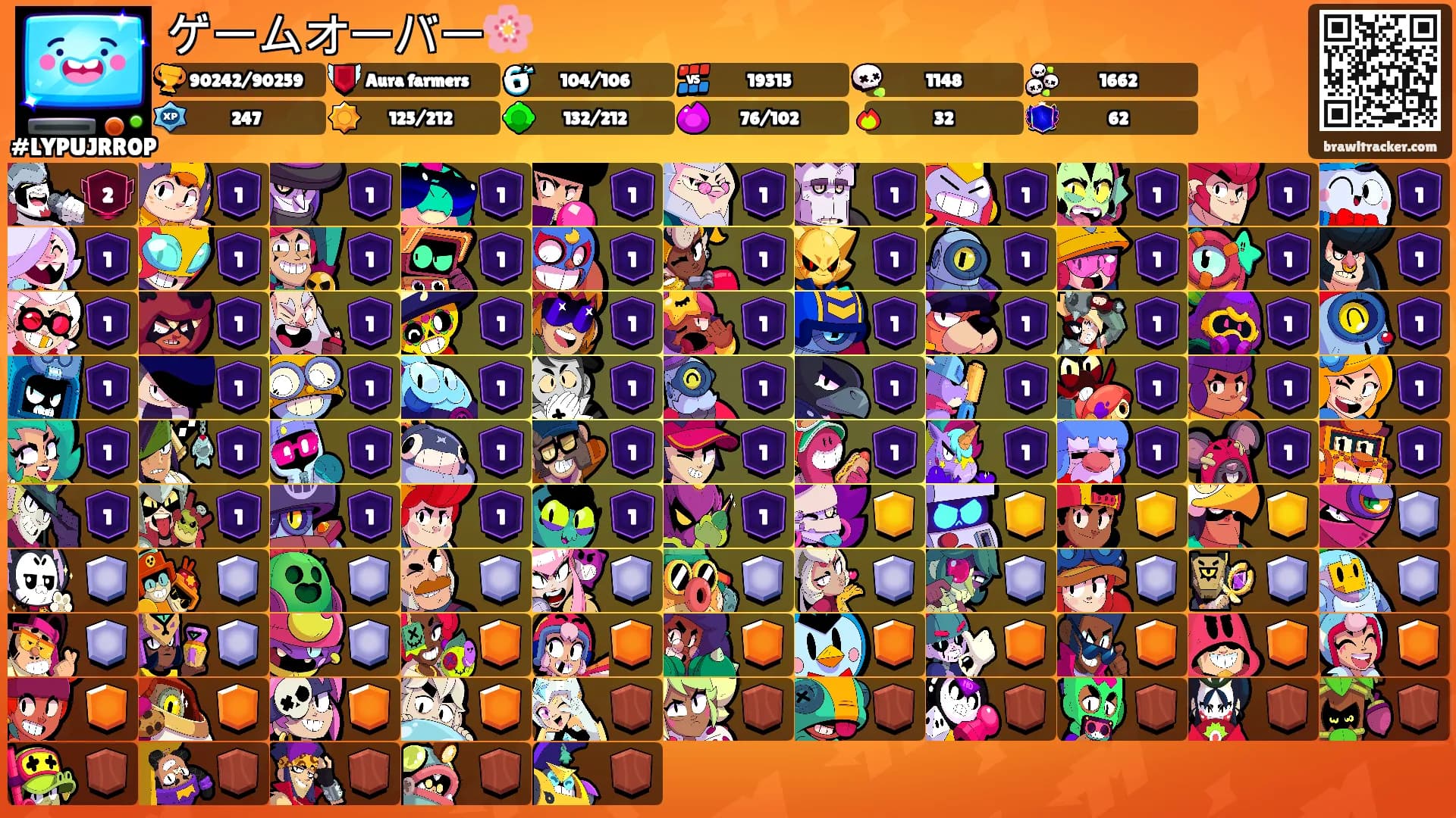 ゲームオーバー🌸's Ranks