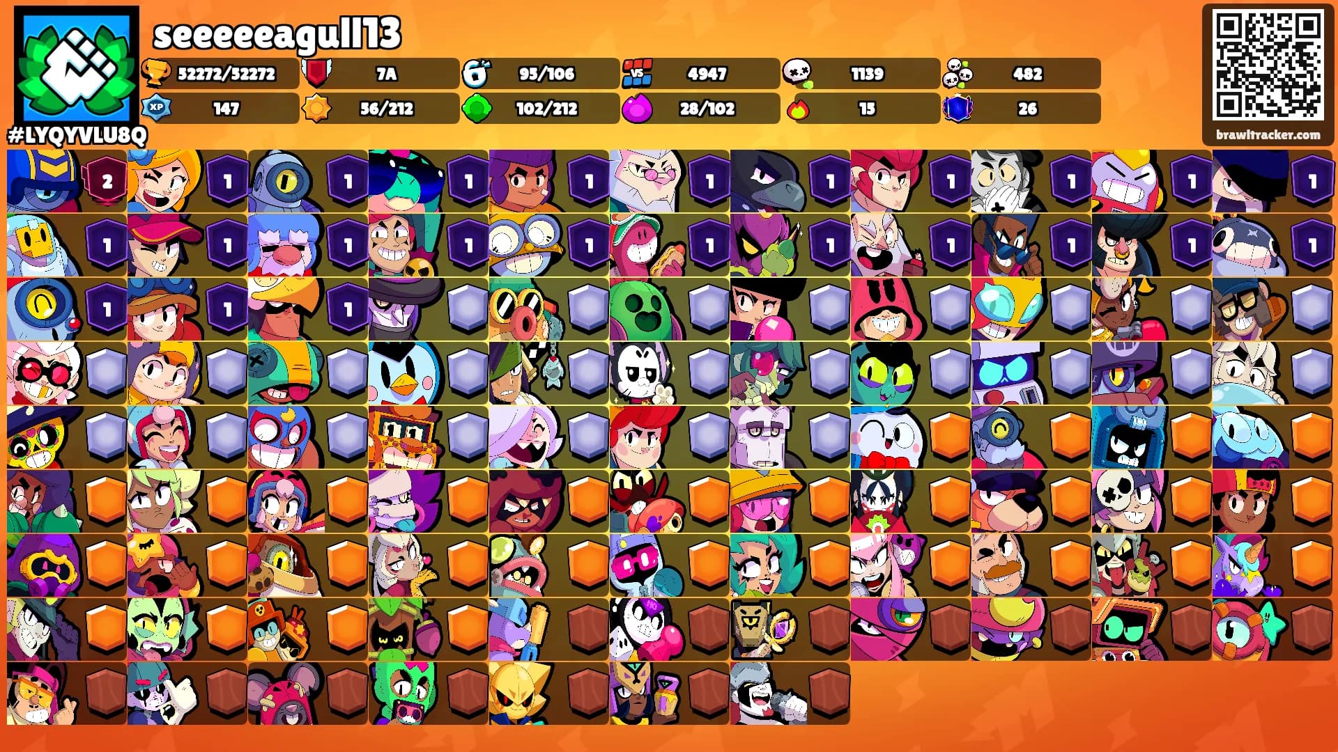 seeeeeagull13's Ranks