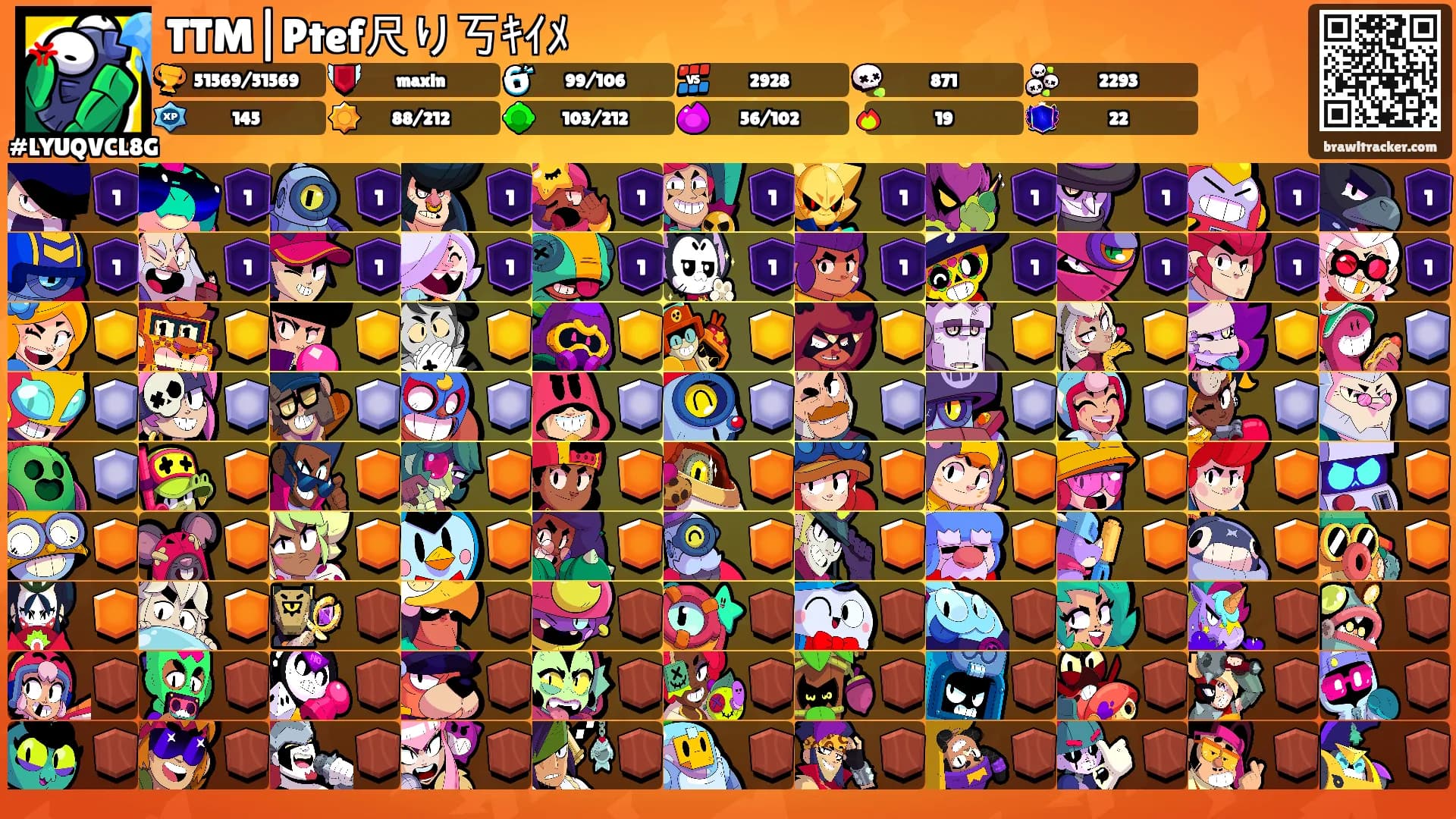 TTM|Ptef尺り丂ｷｲﾒ's Ranks