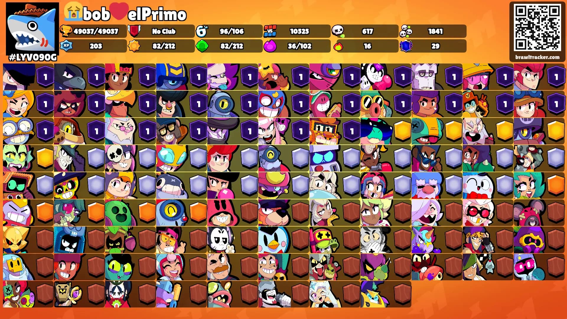 😭bob❤️elPrimo's Ranks