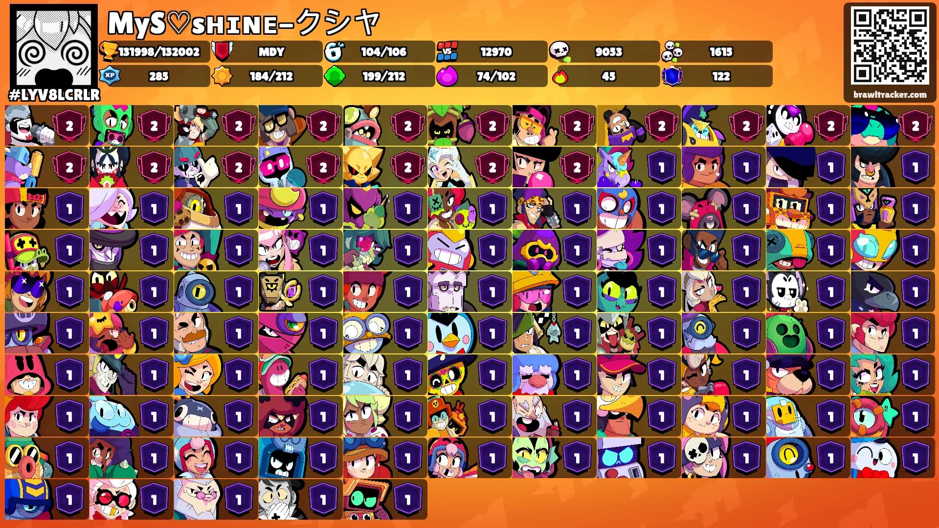 MyS♡sʜɪɴᴇ-クシヤ's Ranks