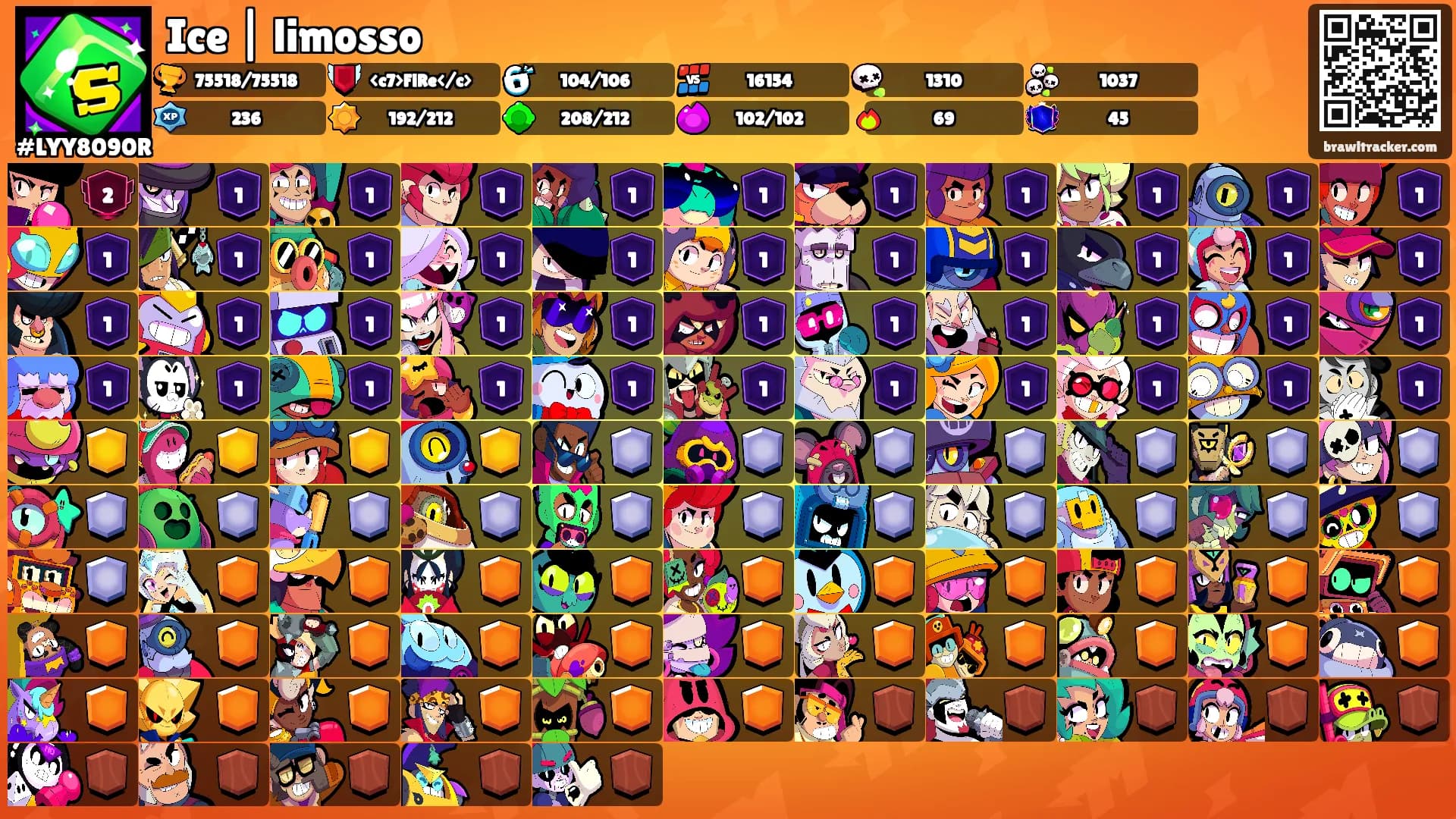 Ice | limosso's Ranks