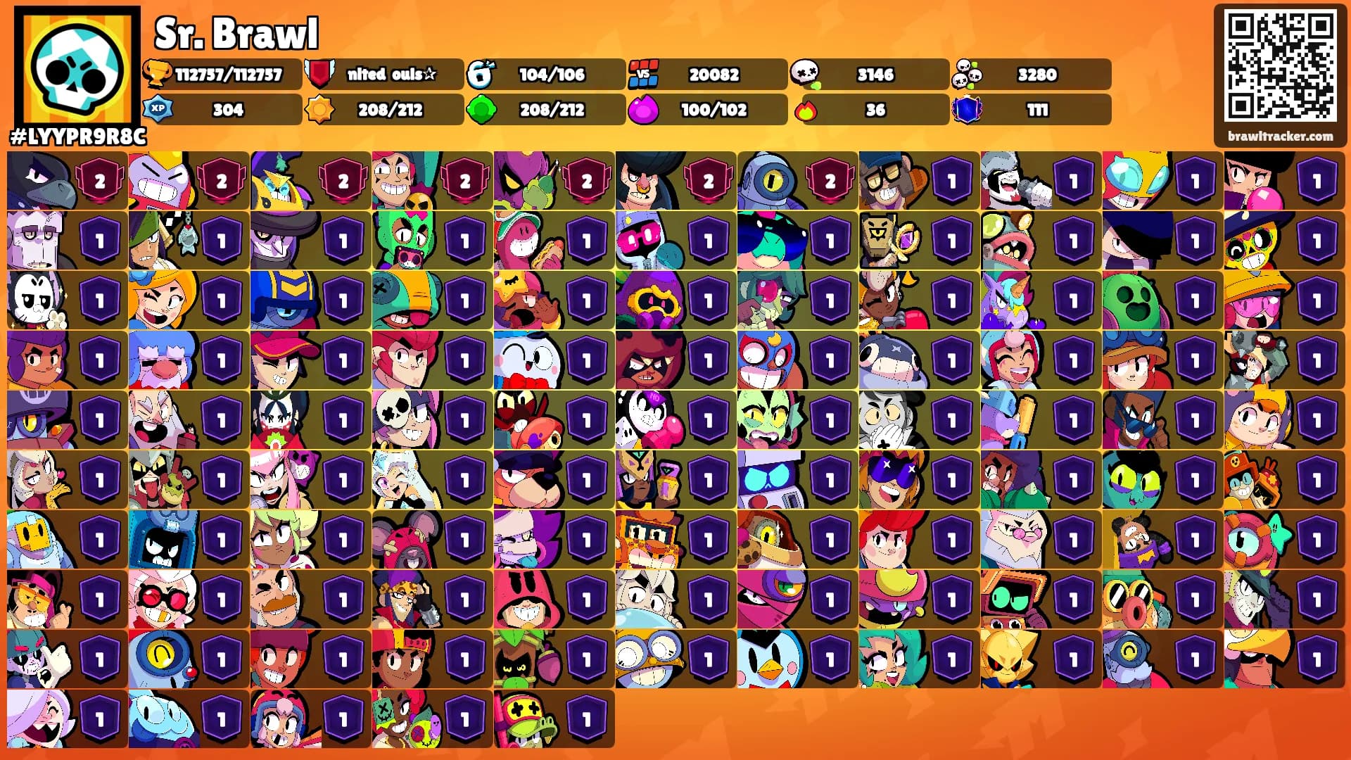 Sr. Brawl's Ranks
