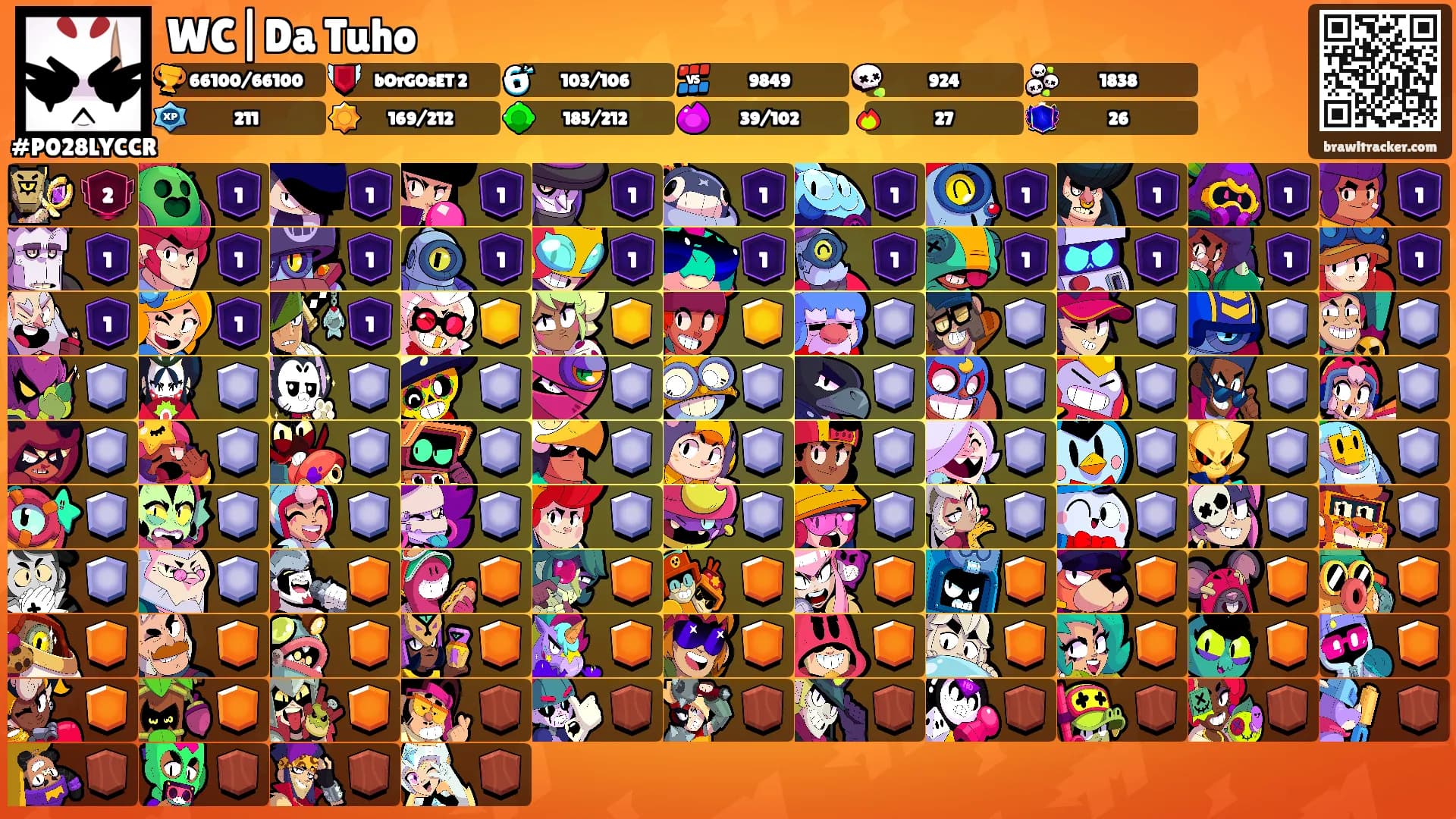 WC|Da Tuho's Ranks