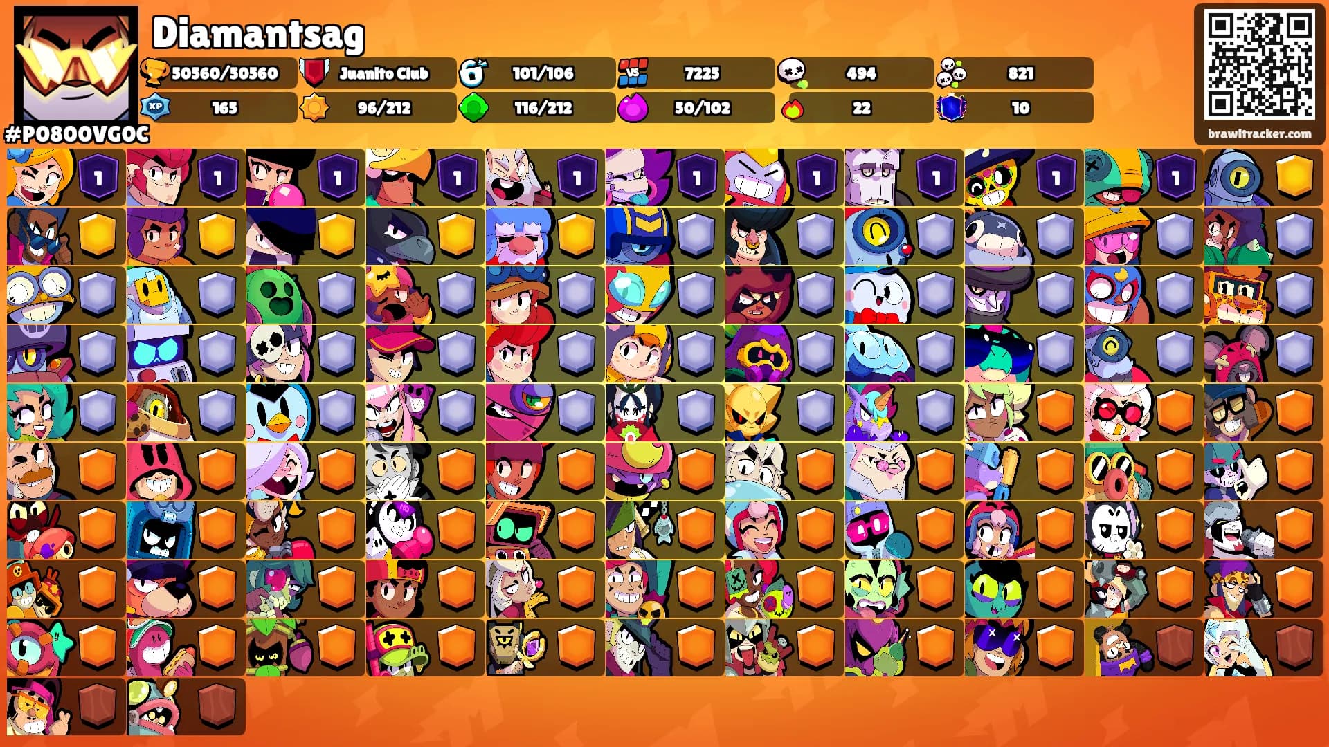 Diamantsag's Ranks