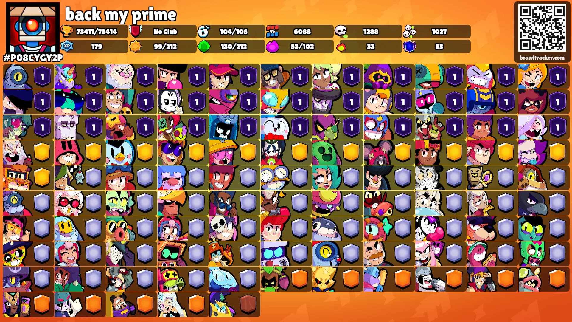 back my prime's Ranks
