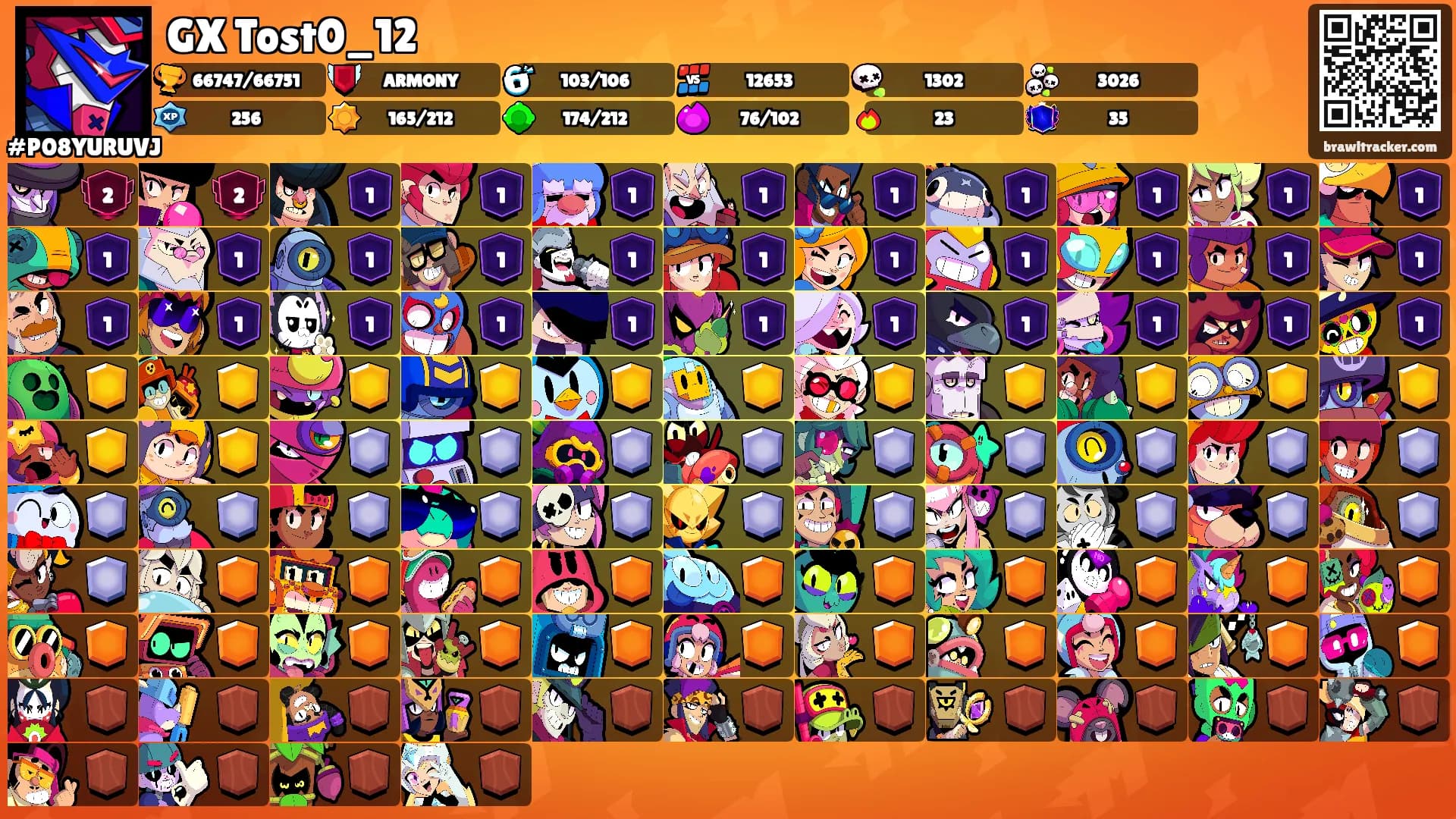 GX Tost0_12's Ranks