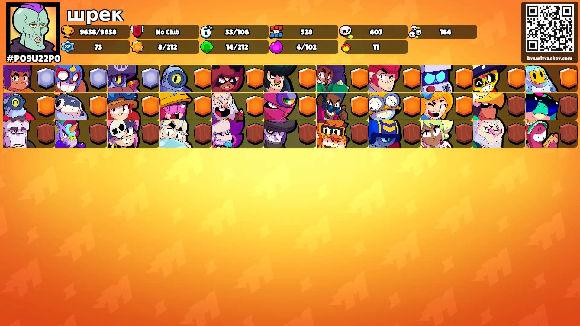 шрек's Ranks