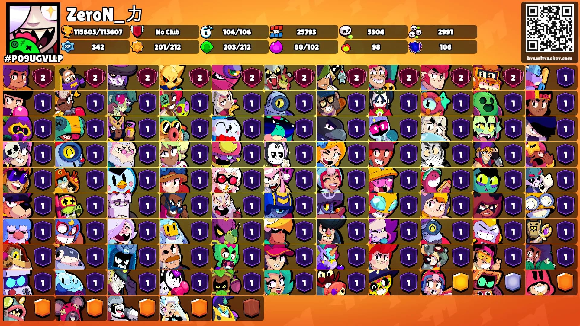 ZeroN_力's Ranks
