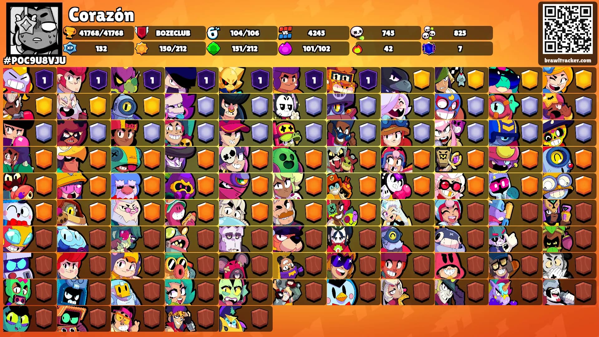Corazón's Ranks